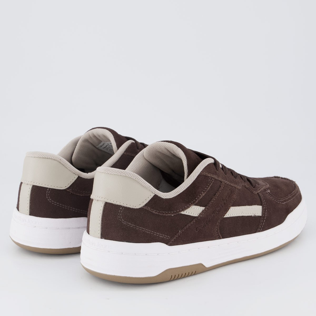Tênis Calvin Klein Camurça Layers Marrom Marrom 3