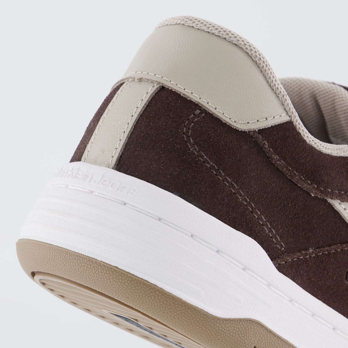 Tênis Calvin Klein Camurça Layers Marrom Marrom 6