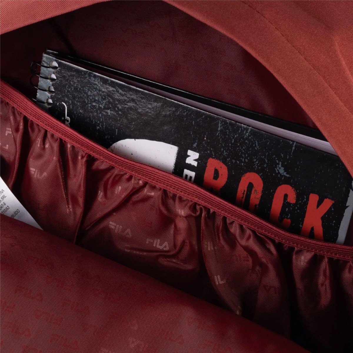 Mochila Fila Retro Letter Vermelho Vermelho 5