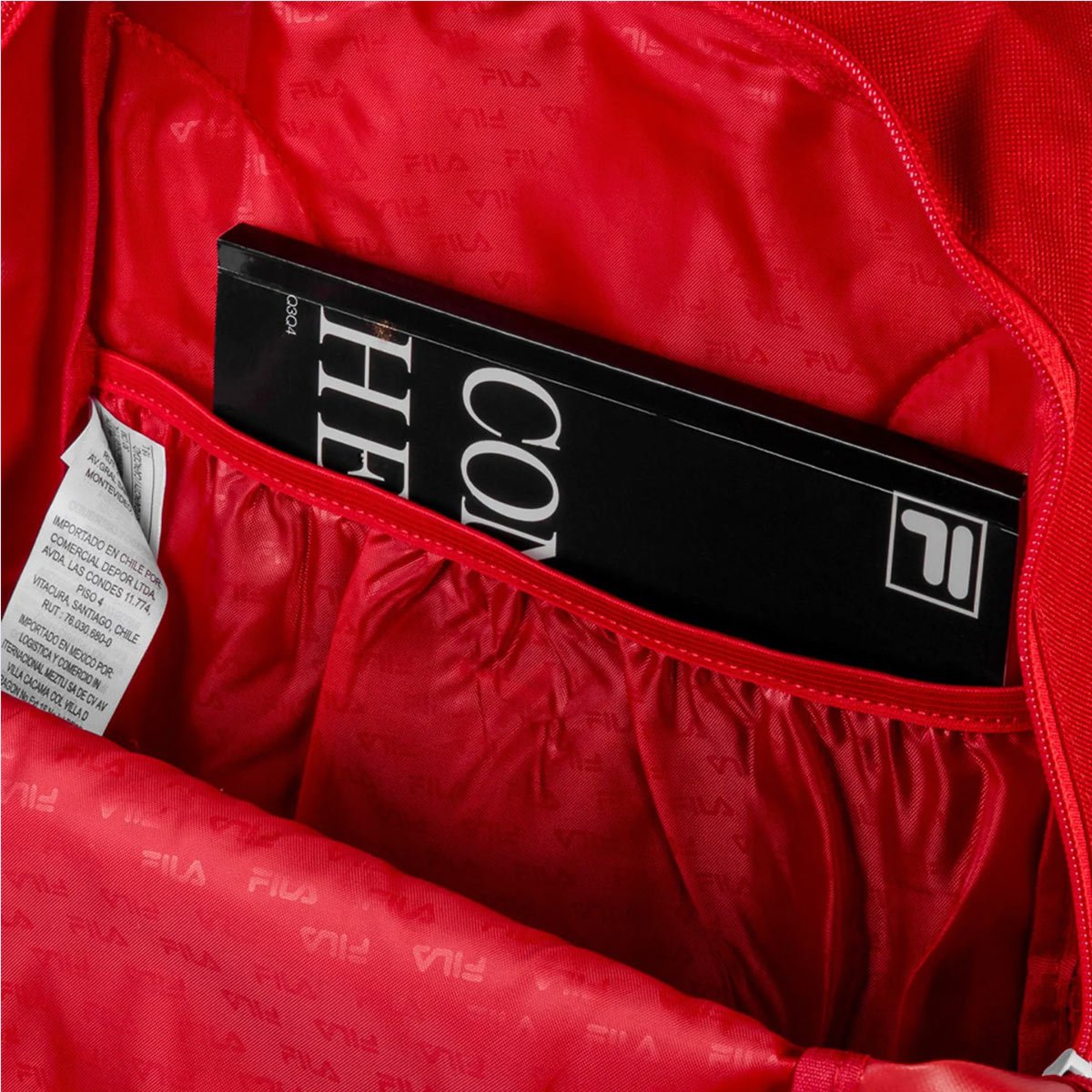 Mochila Fila Basic Outline Vermelho Vermelho 5