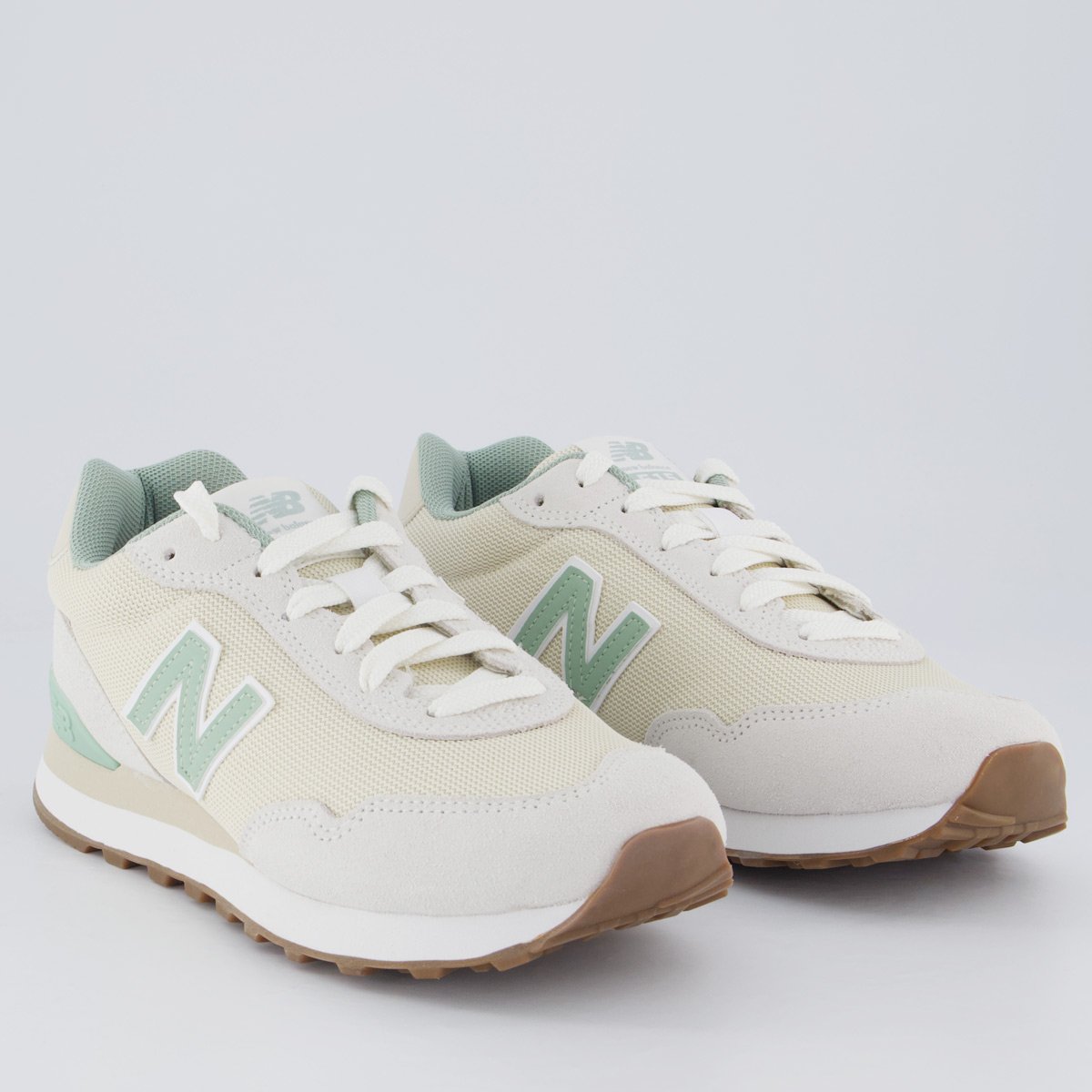 Tênis New Balance 515 V2 Feminino Bege e Verde Bege/Verde 2