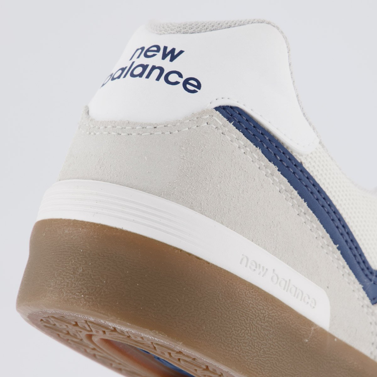 Tênis New Balance NM574 Off White e Azul Marinho Cinza 6