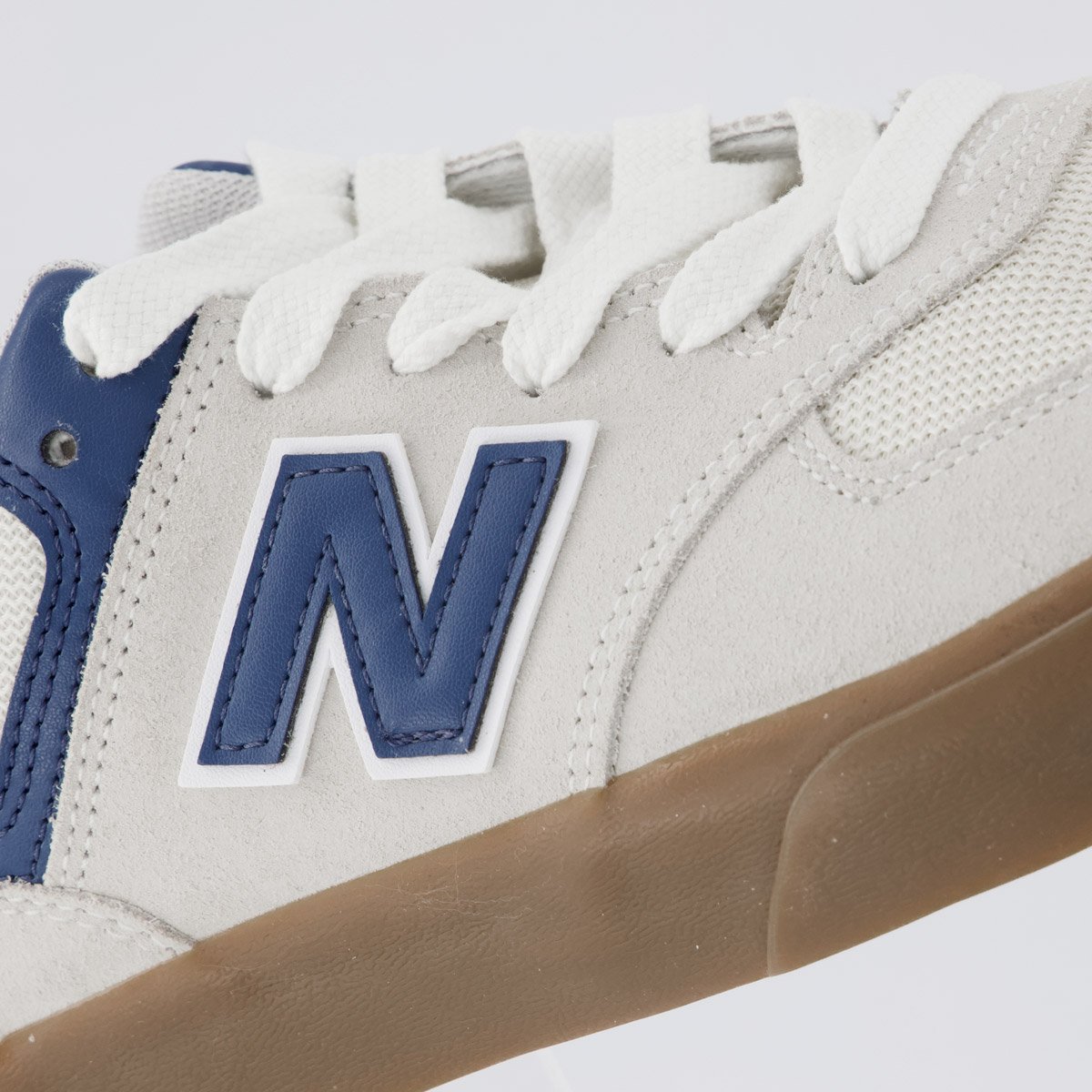 Tênis New Balance NM574 Off White e Azul Marinho Cinza 7