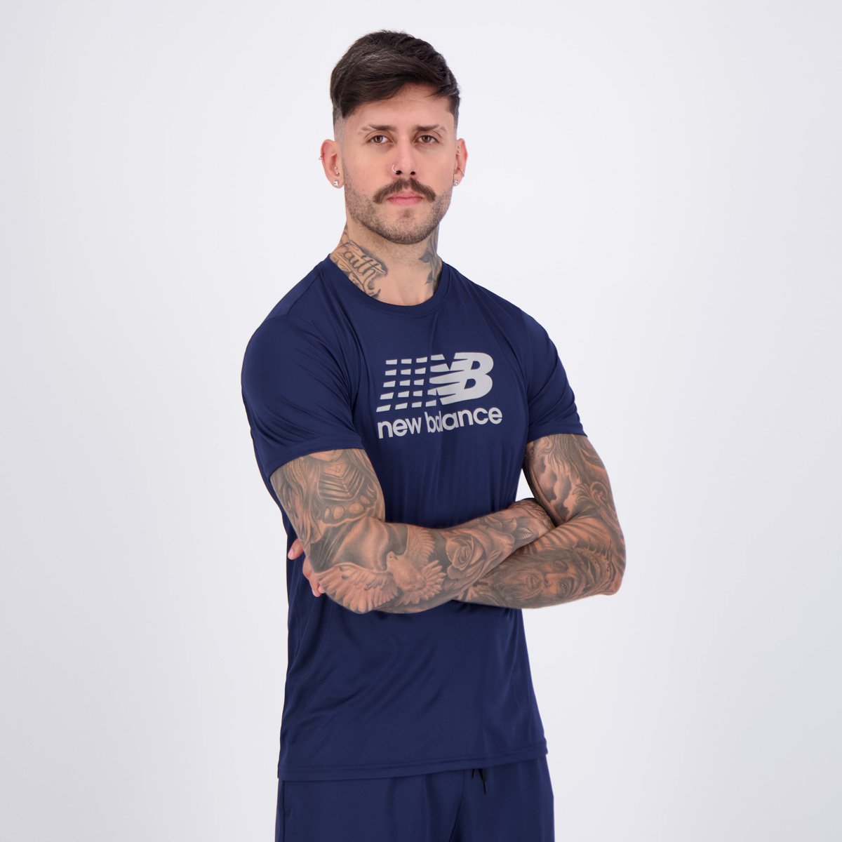 Camisa New Balance Performance Marinho Azul Marinho 2