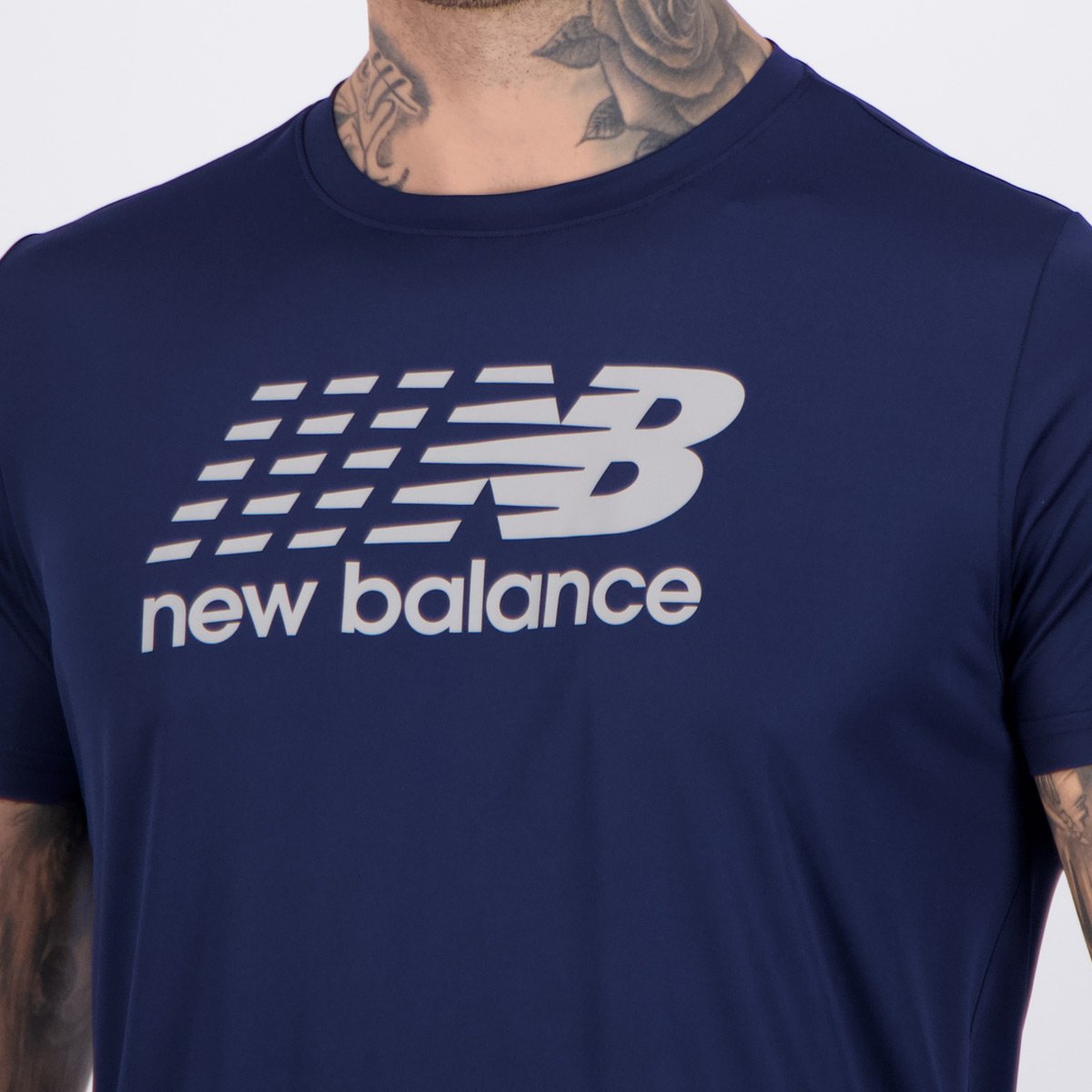 Camisa New Balance Performance Marinho Azul Marinho 5