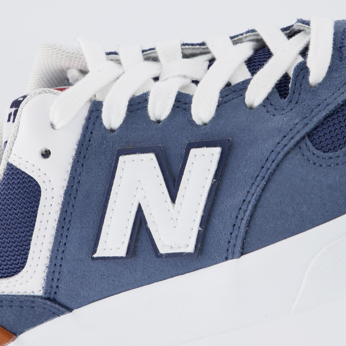 Tênis New Balance NM574 Marinho e Branco Azul 7