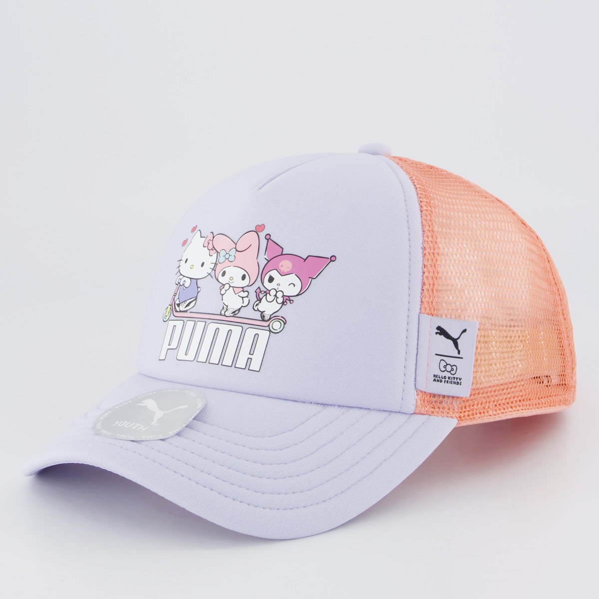 Boné Puma X HK&FR Trucker Juvenil Lilás