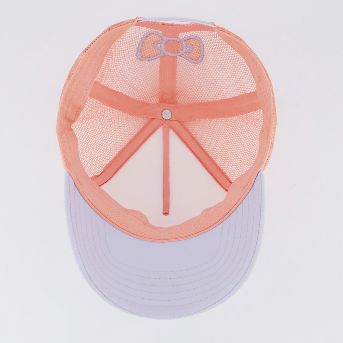 Boné Puma X HK&amp;FR Trucker Juvenil Lilás Lilás 4