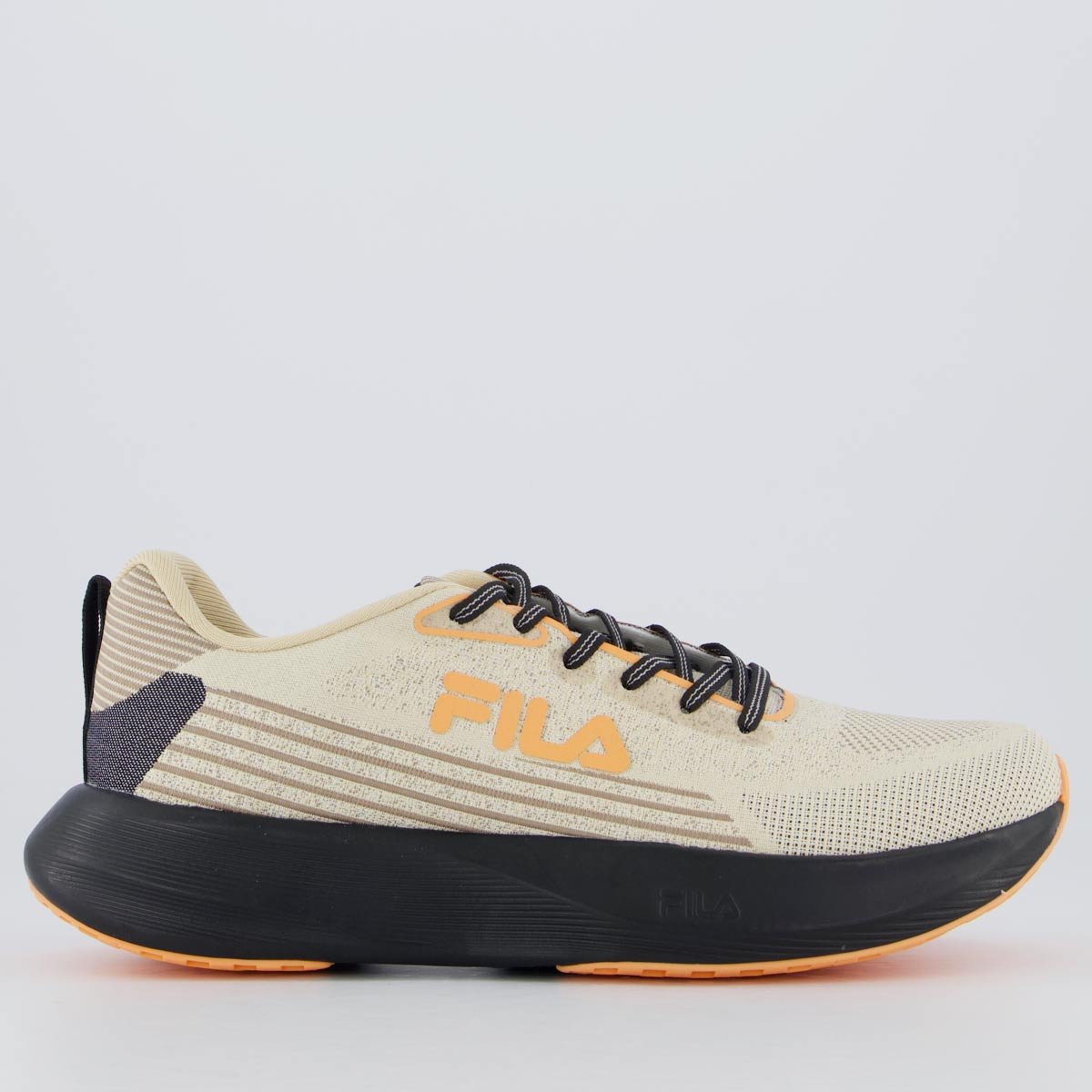 Tênis Fila Endurance Bege e Preto