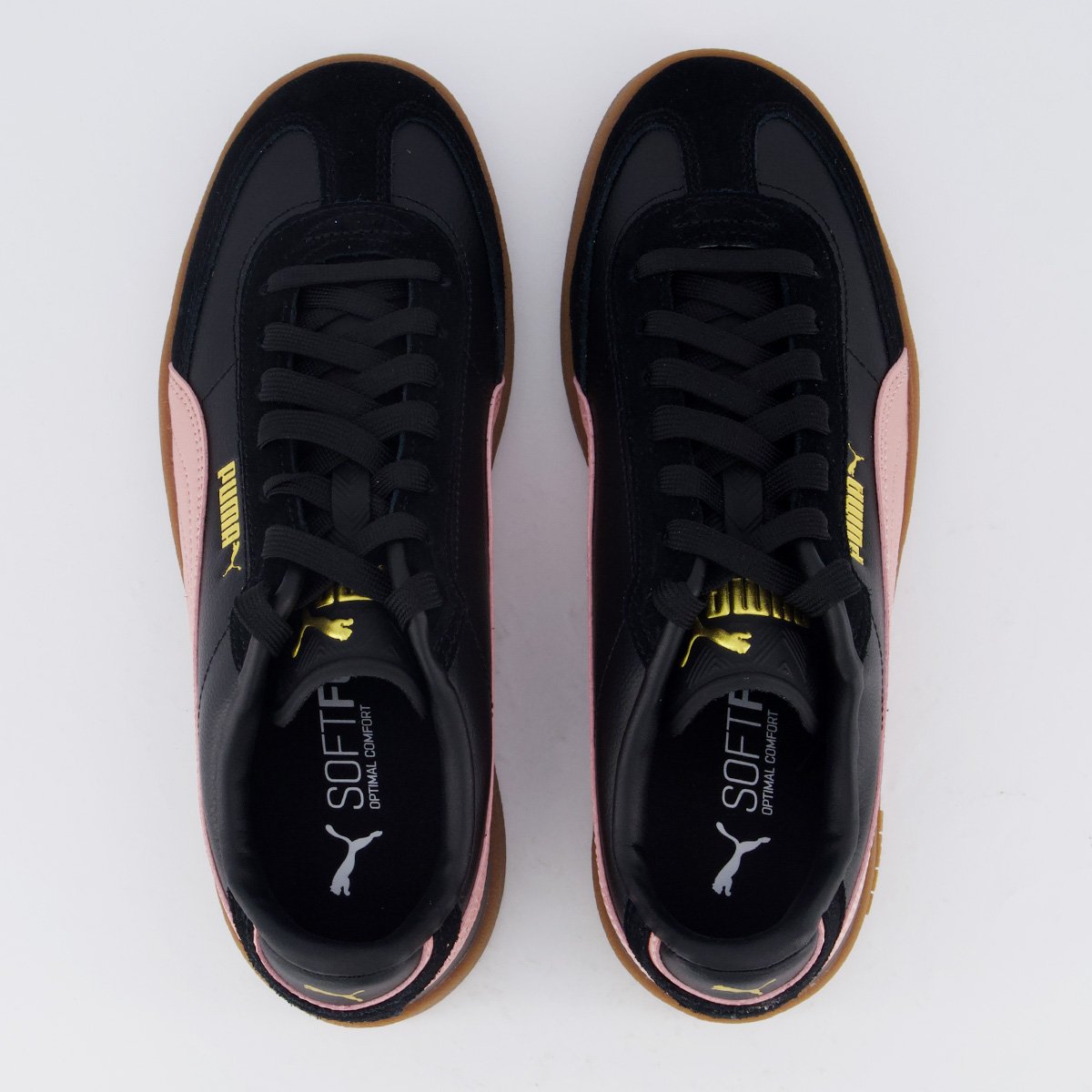 Tênis Puma Club II Era Feminino Preto e Rosa Preto 4