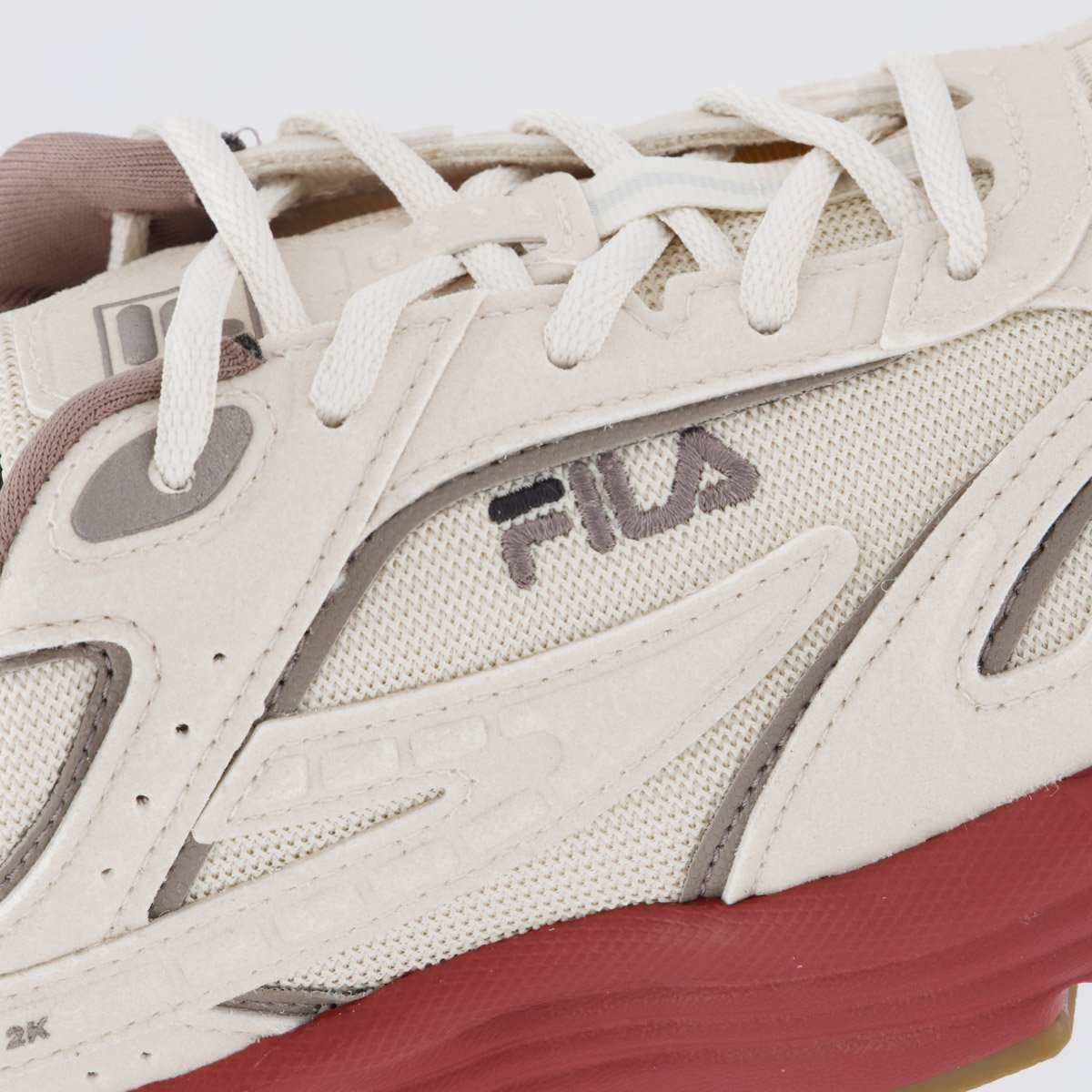 Tênis Fila Runner 2K SE Bege e Bordô Bege 7