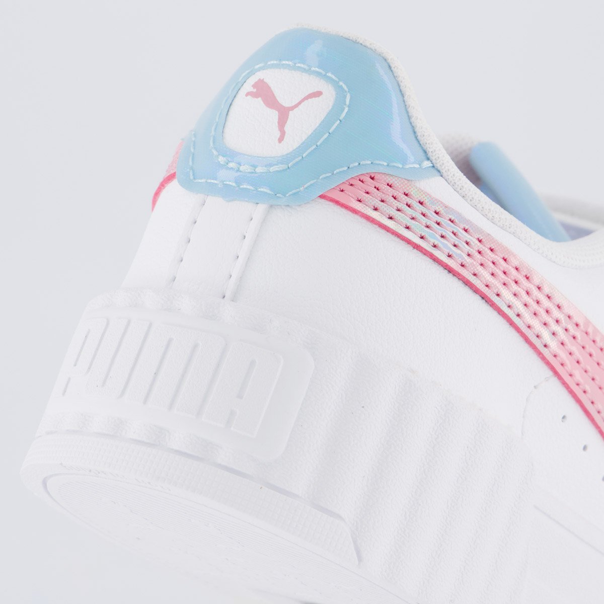 Tênis Puma Carina 3.0 Space Juvenil Branco e Rosa Branco 6