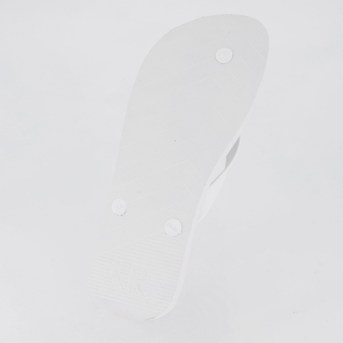 Chinelo Reserva Ondas Branco e Preto Branco 5