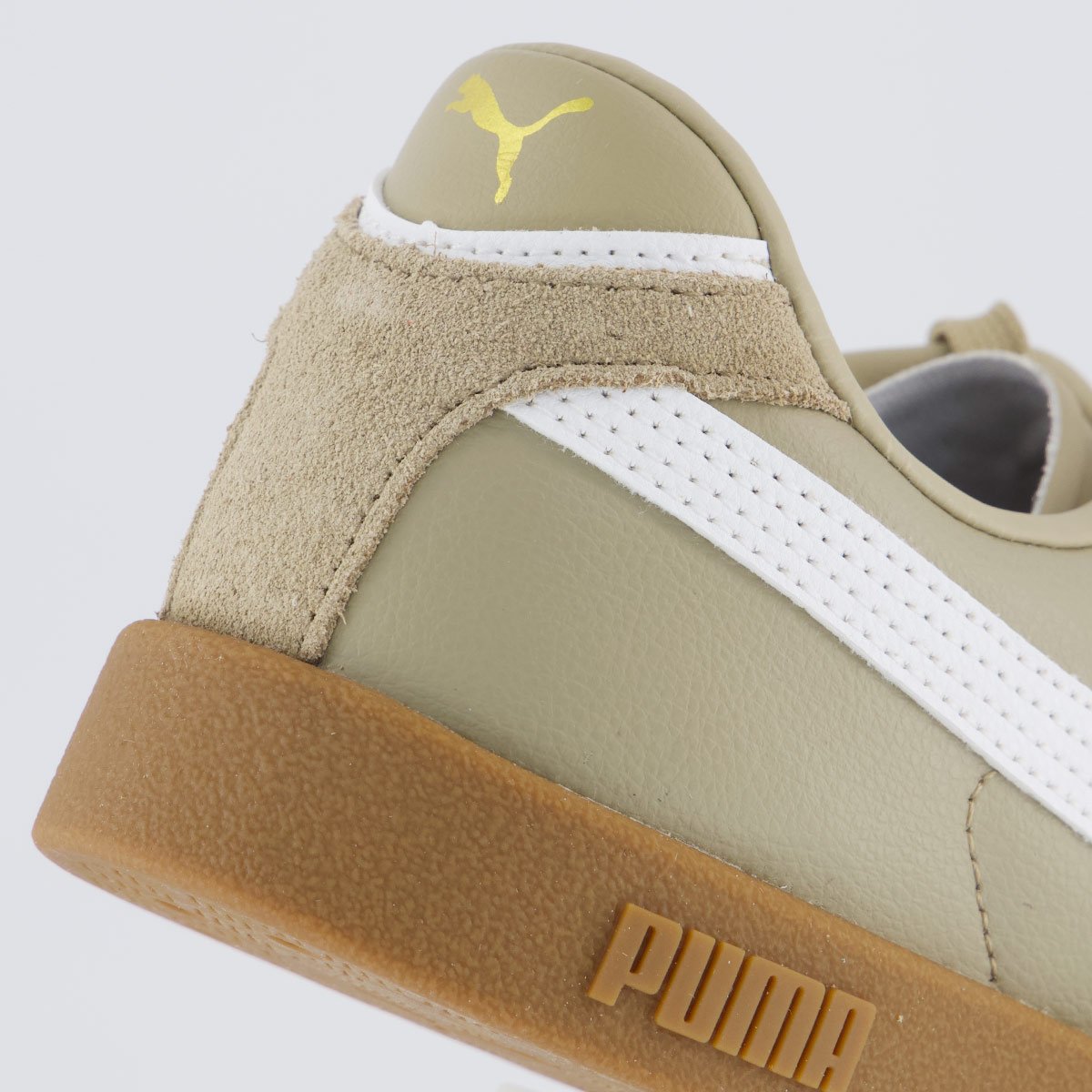 Tênis Puma Club II Era Marrom e Branco Bege 6