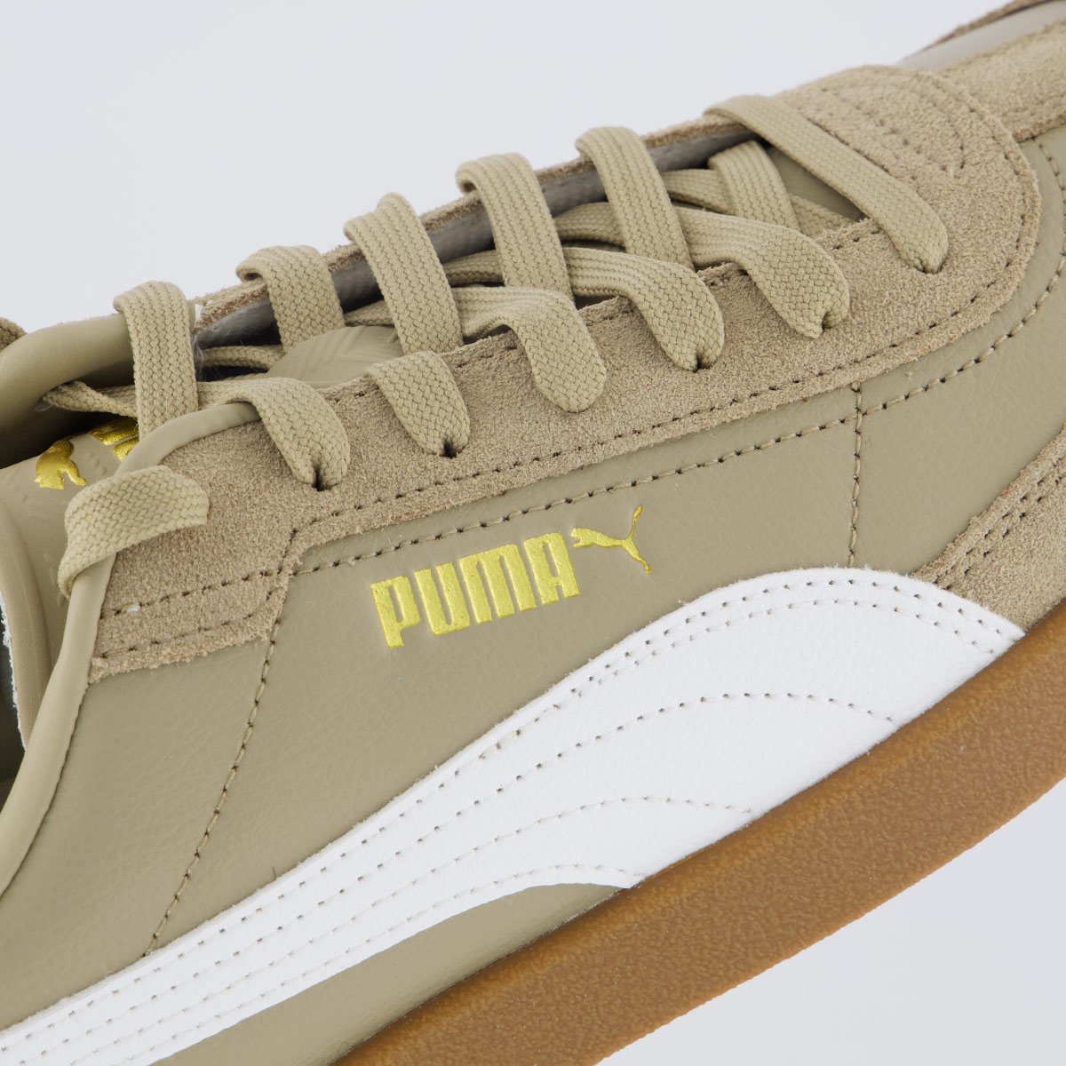 Tênis Puma Club II Era Marrom e Branco Bege 7