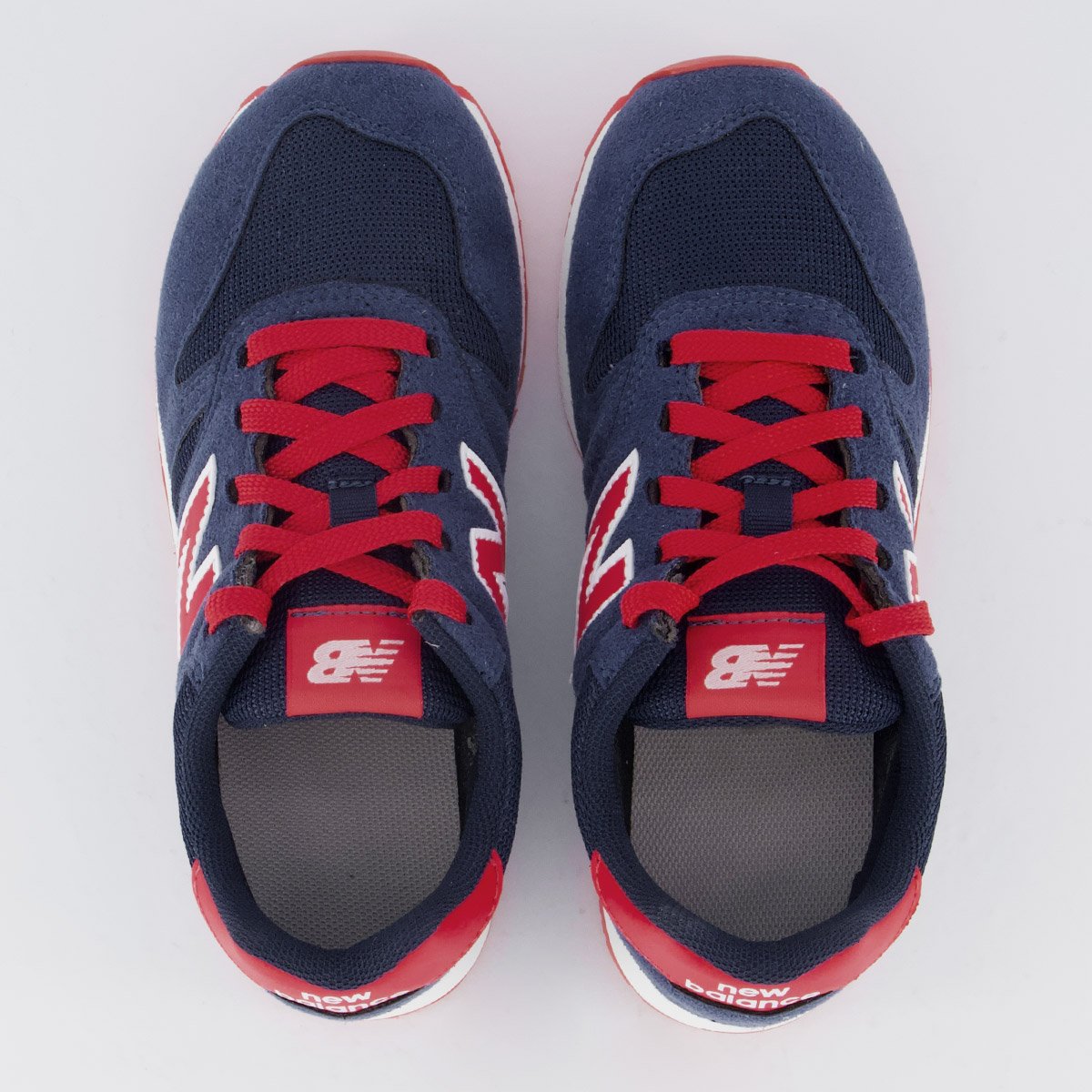 Tênis New Balance 373 Juvenil Marinho e Vermelho Azul Marinho 4