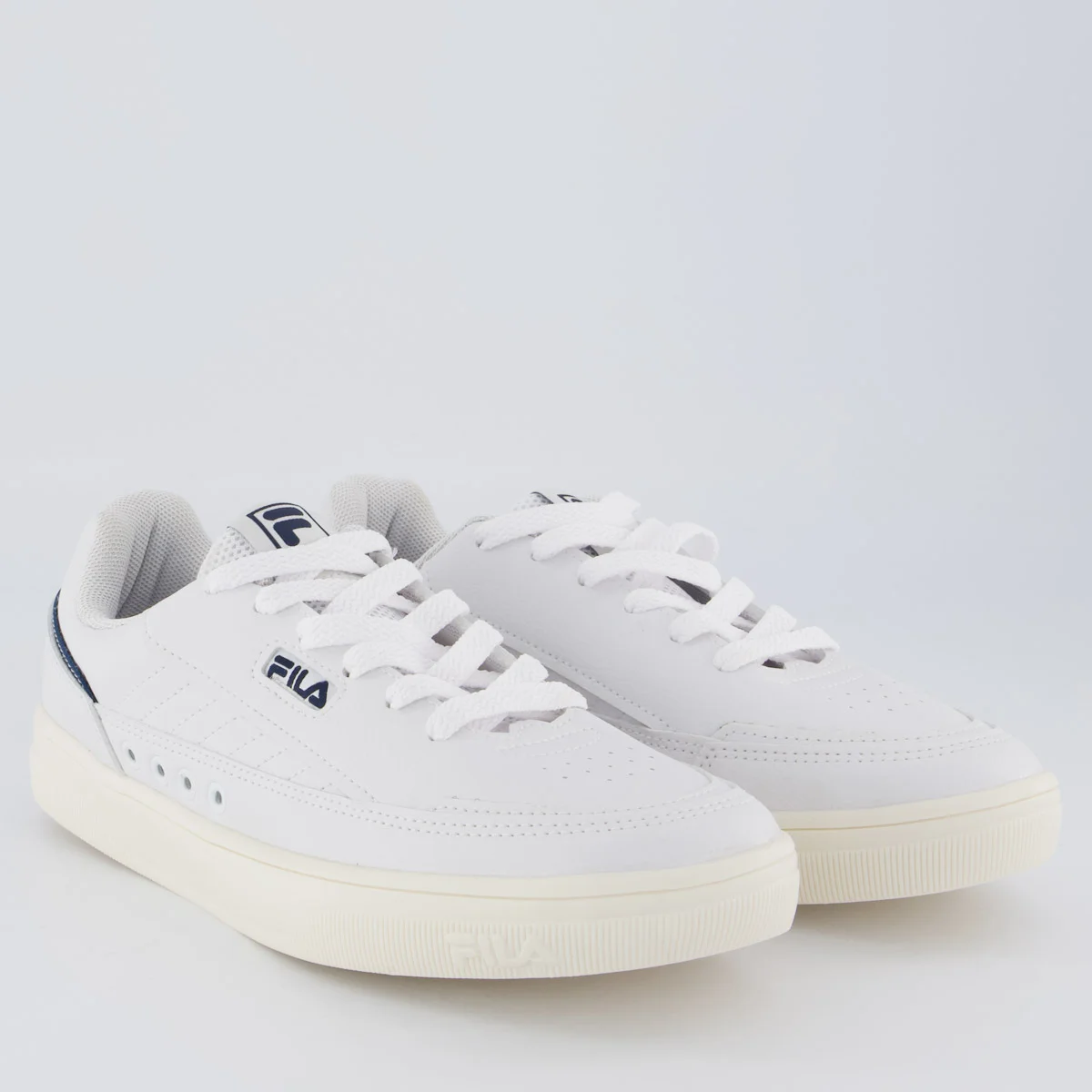 Tênis Fila Vortex Feminino Branco e Marinho Branco 2