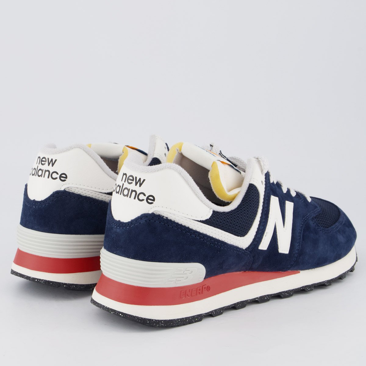 Tênis New Balance 574 V2 Marinho e Branco Azul Marinho 3