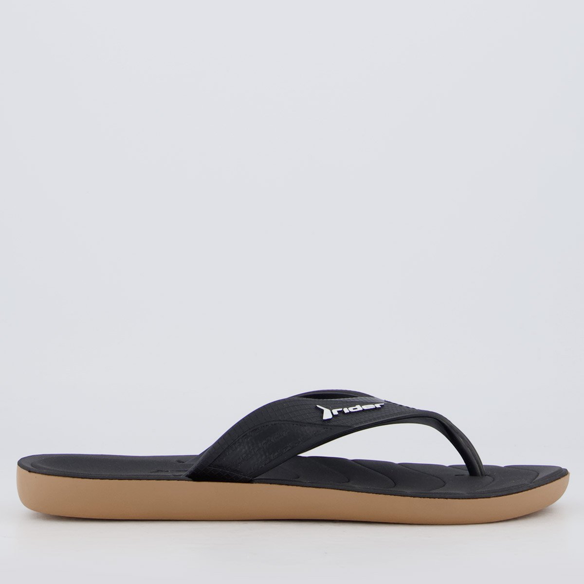 Chinelo Rider Pulse Preto e Bege Preto 2