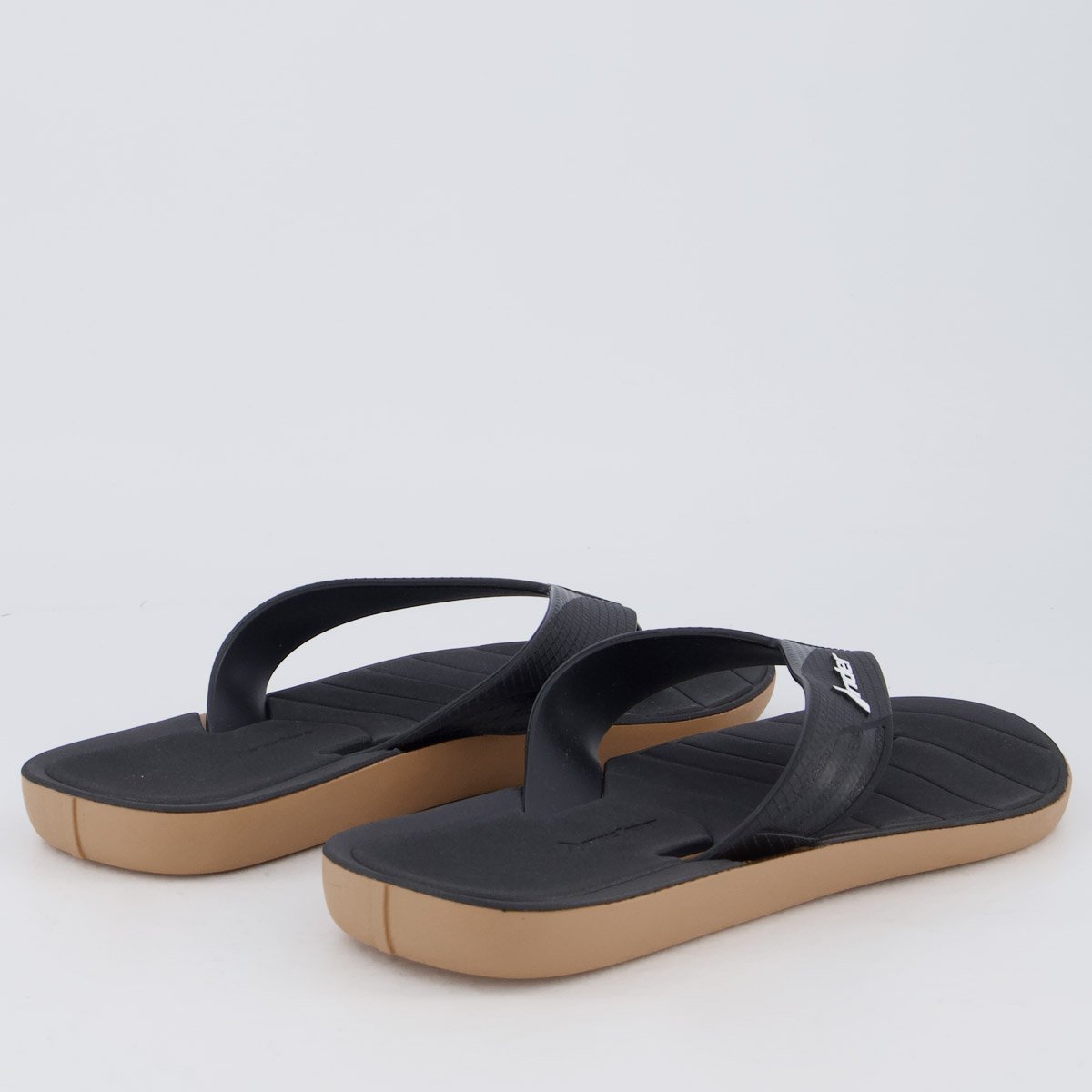 Chinelo Rider Pulse Preto e Bege Preto 4