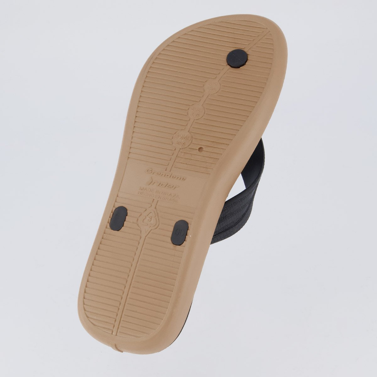 Chinelo Rider Pulse Preto e Bege Preto 5