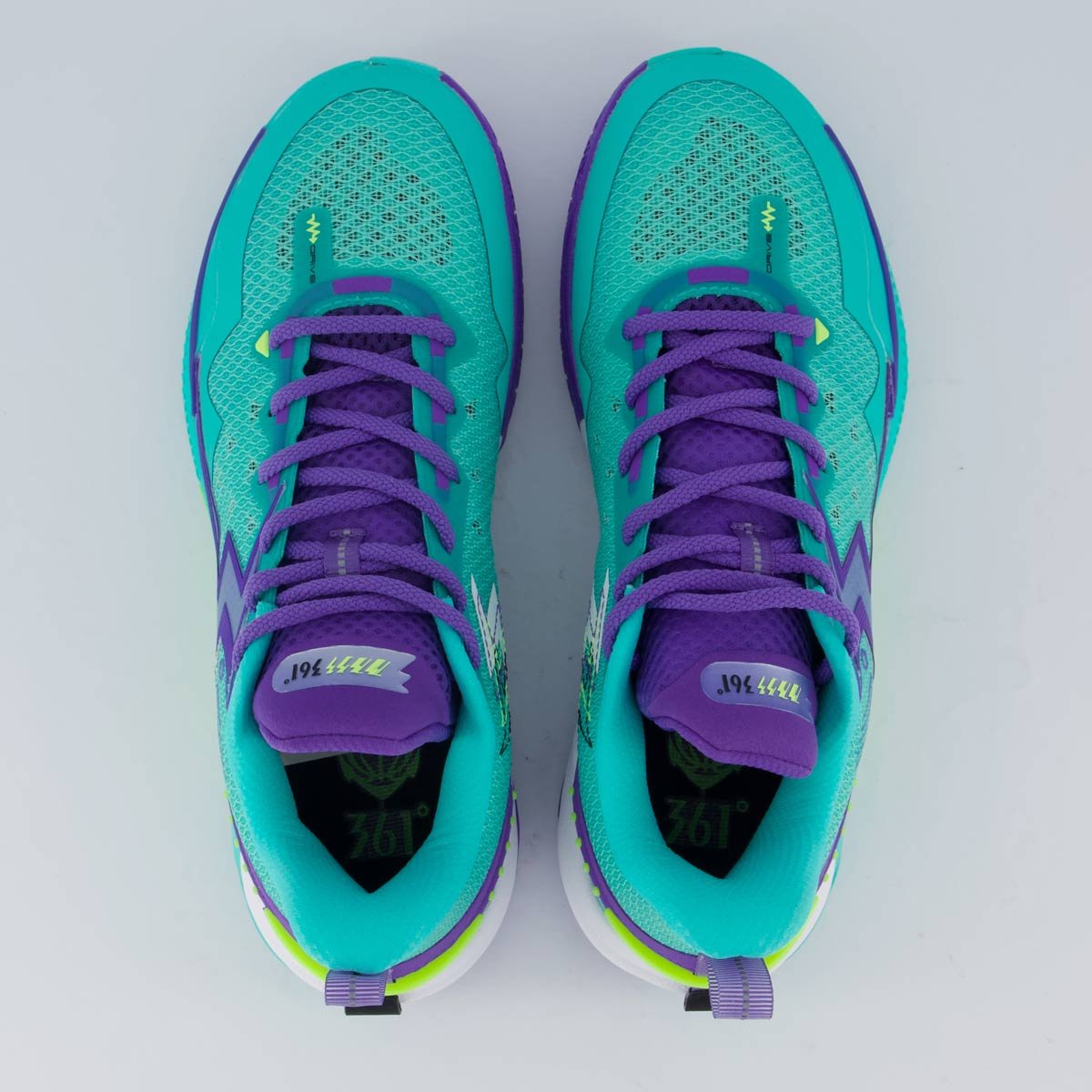 Tênis 361 Degrees Big 3 5.0 Verde Água e Roxo Verde Água/Roxo 5