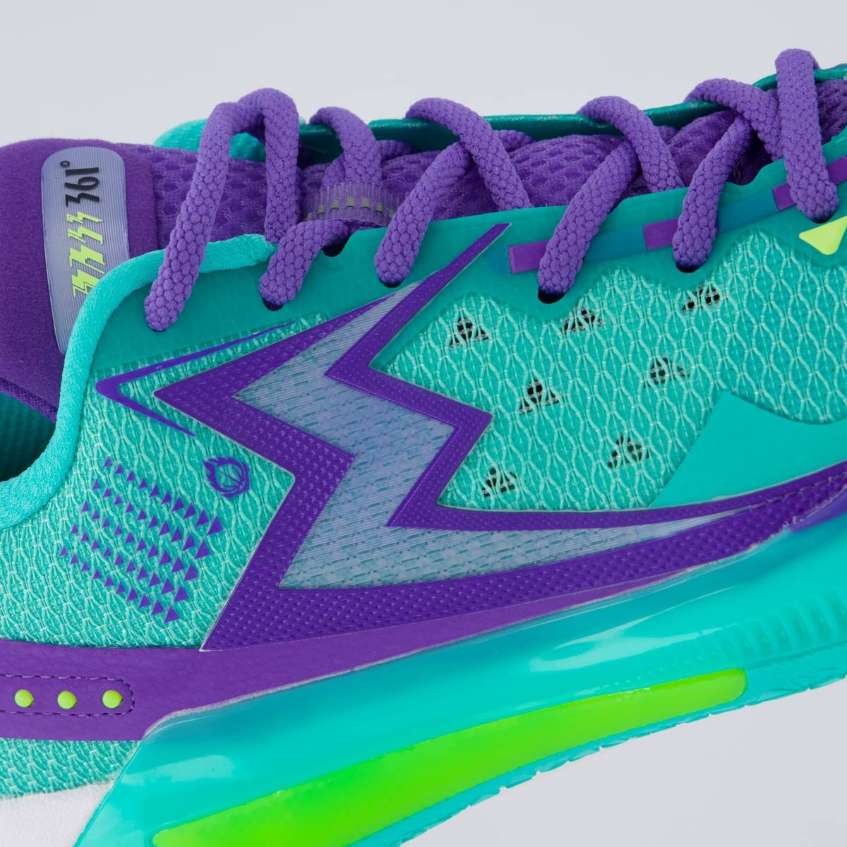Tênis 361 Degrees Big 3 5.0 Verde Água e Roxo Verde Água/Roxo 7