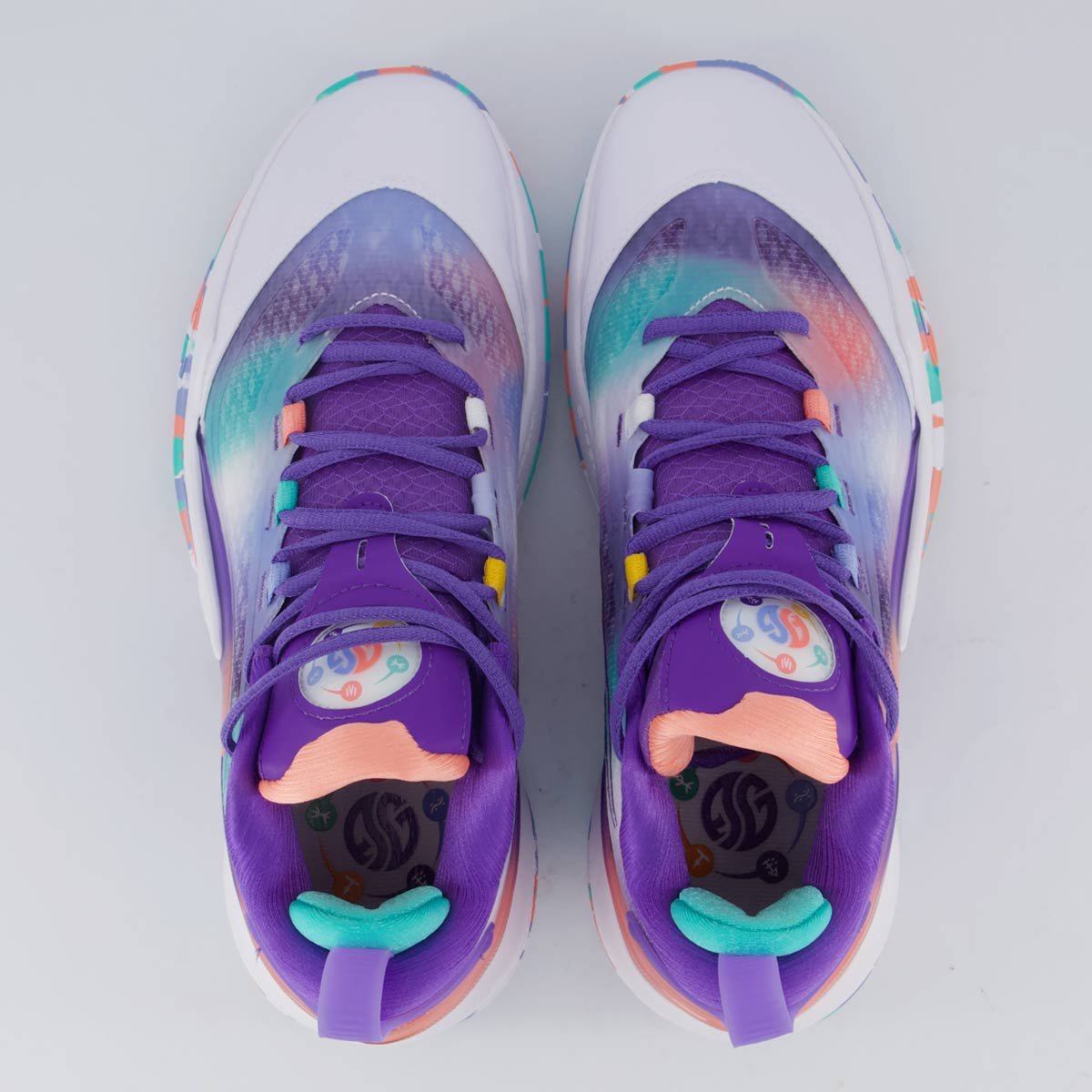 Tênis 361 Degrees AG V Branco e Roxo Roxo 4