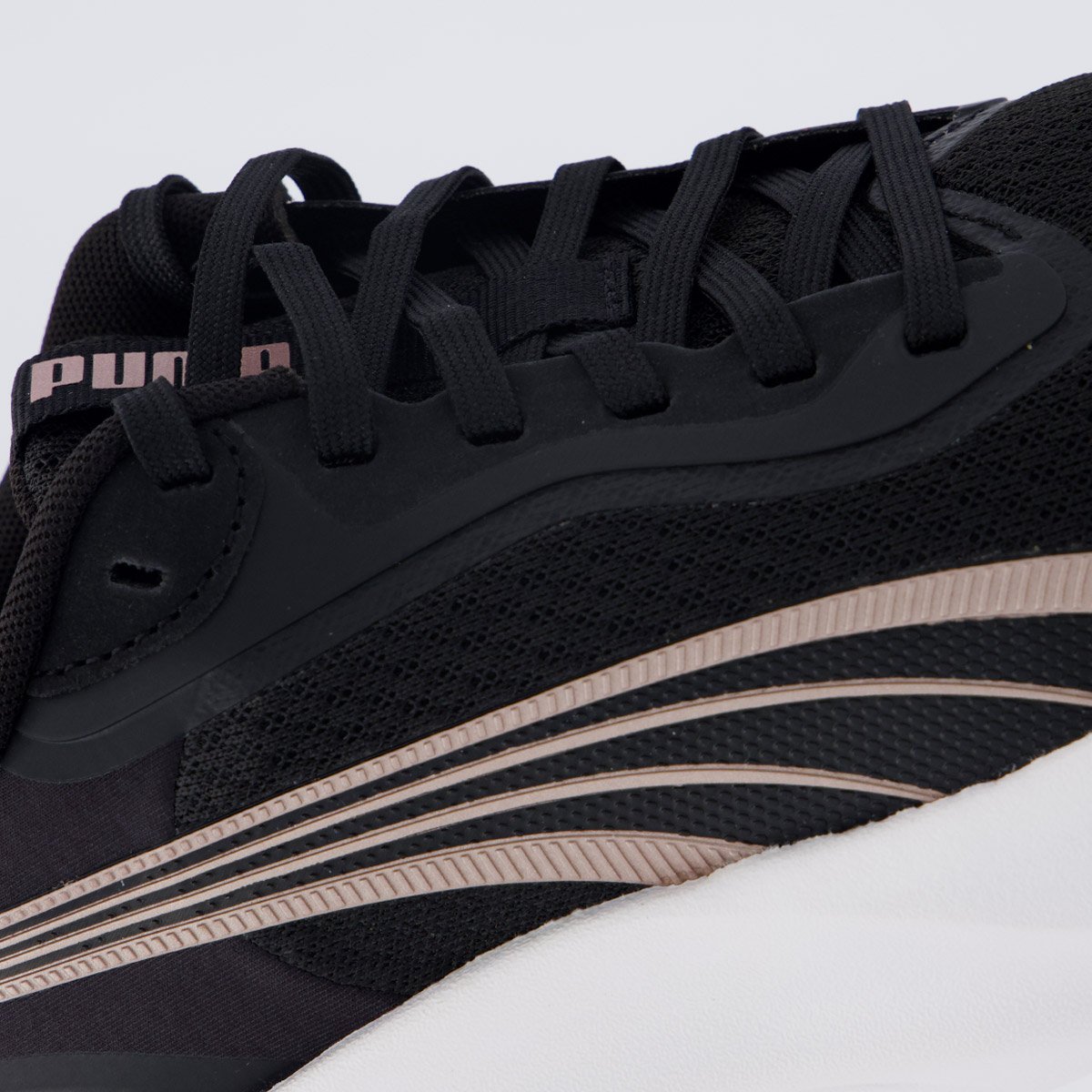 Tênis Puma Pounce Lite Feminino Preto e Rosê Preto 7