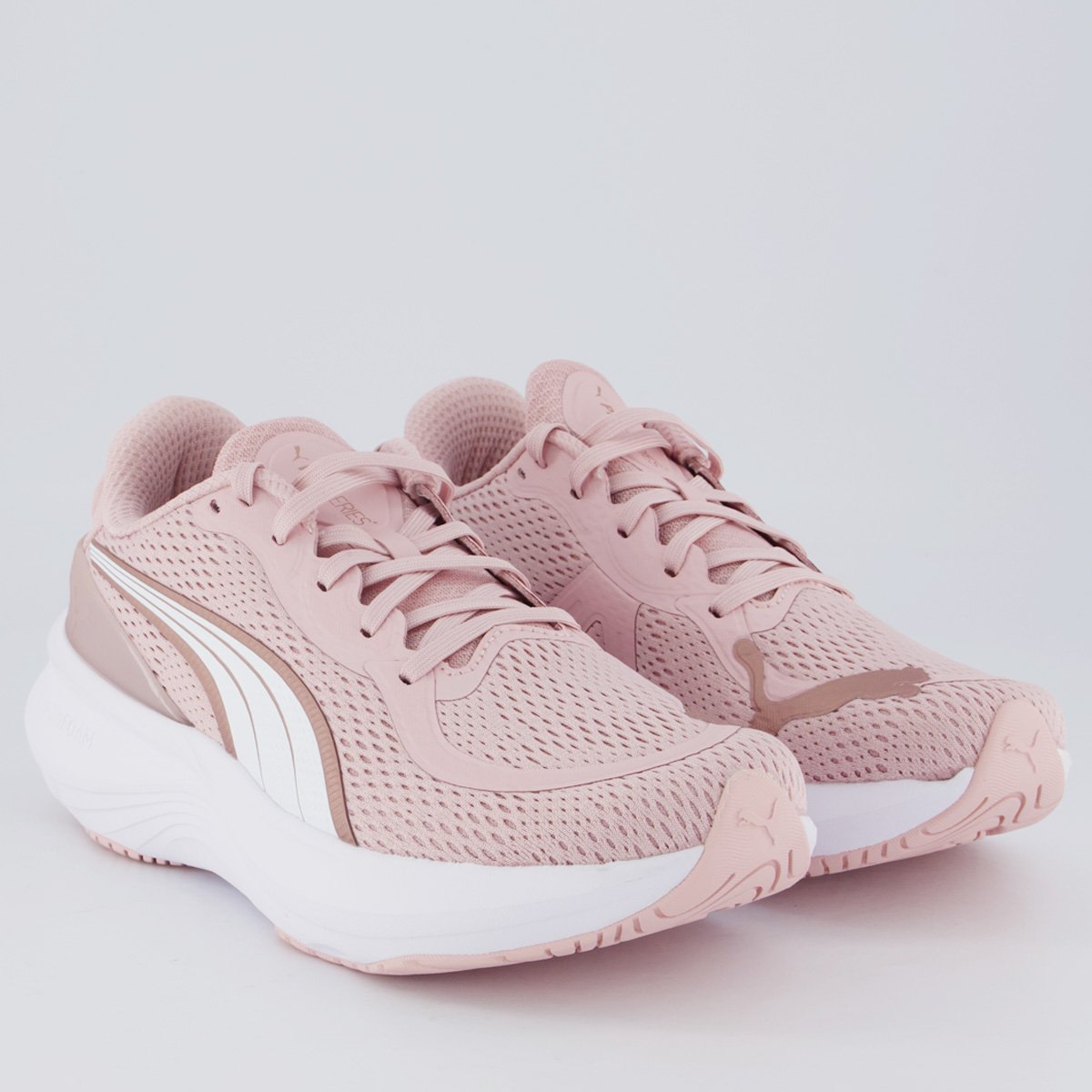 Tênis Puma Scend Pro 2 Feminino Rosa e Branco Rosa 2