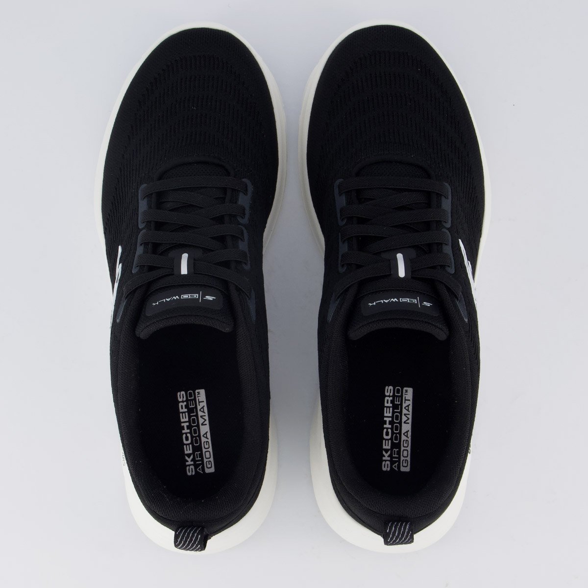 Tênis Skechers Go Walk 8 Preto e Branco Preto 4