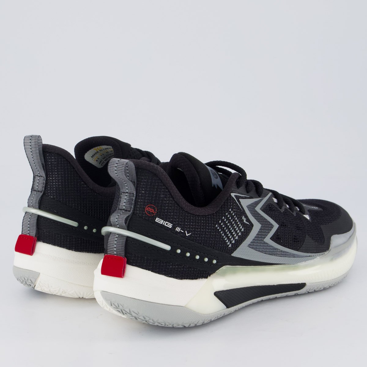 Tênis 361 Degrees Big 3 5.0 Preto e Cinza Preto 3