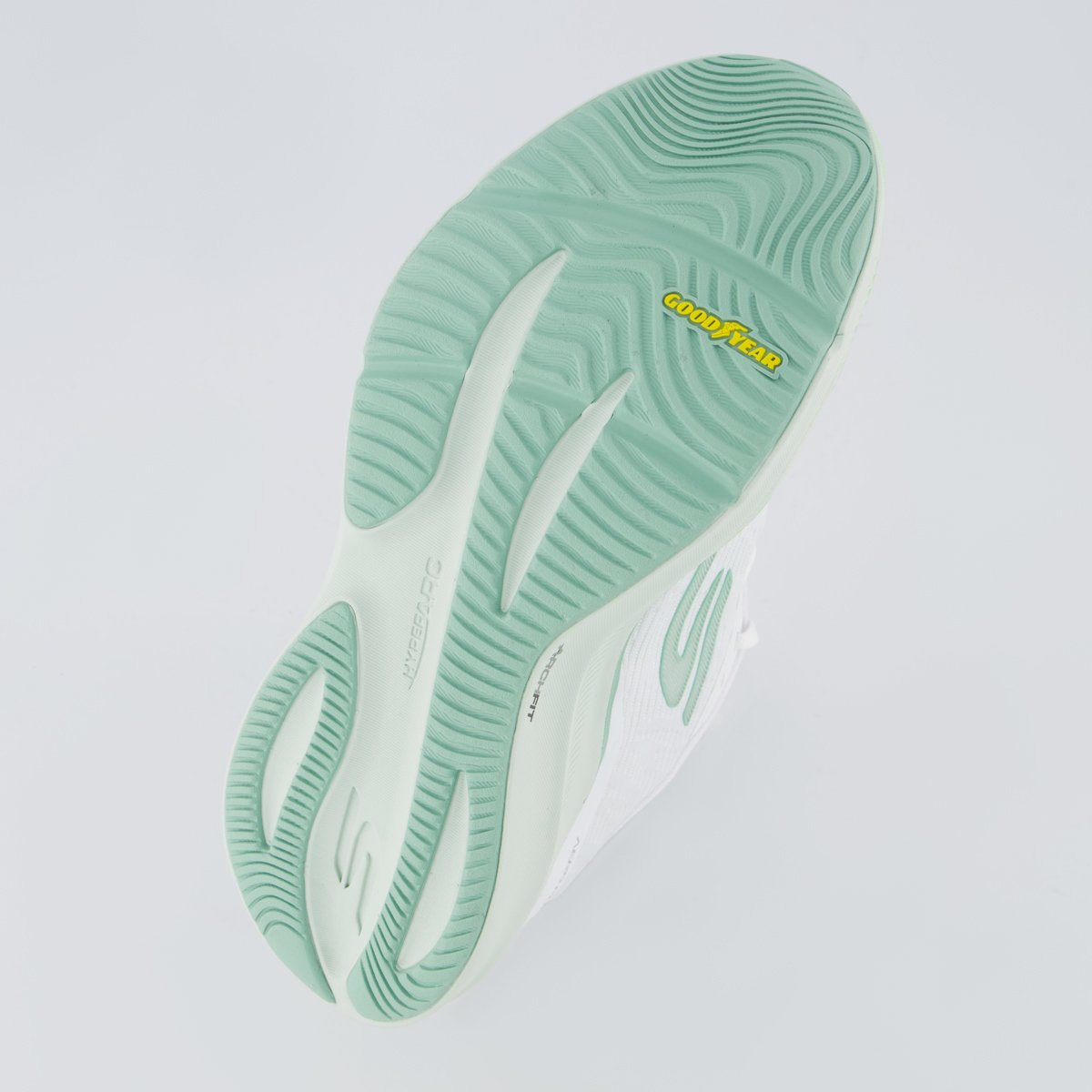 Tênis Skechers Aero Pulse Feminino Branco Branco/Verde 5