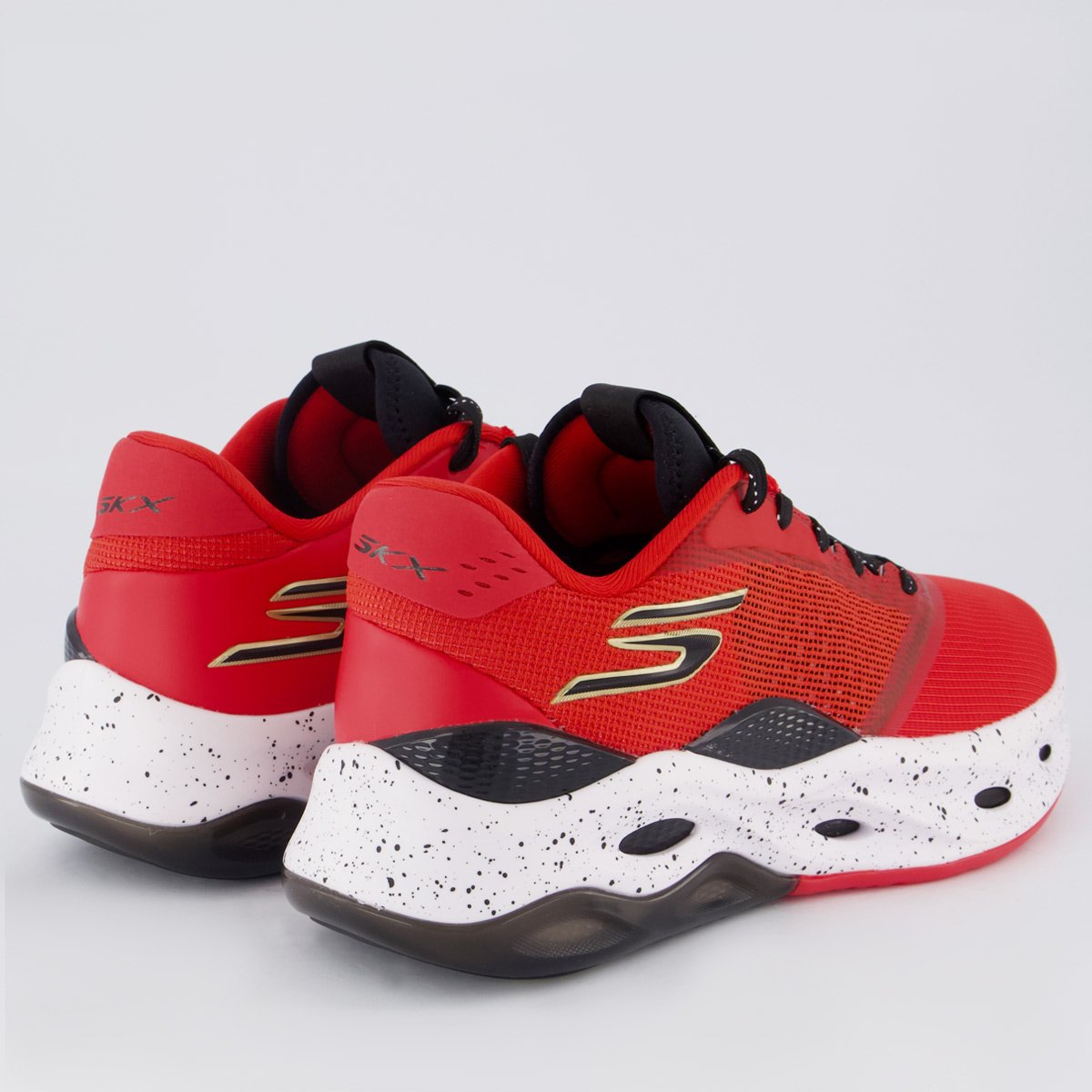 Tênis Skechers SKX Float Vermelho e Preto Vermelho 3