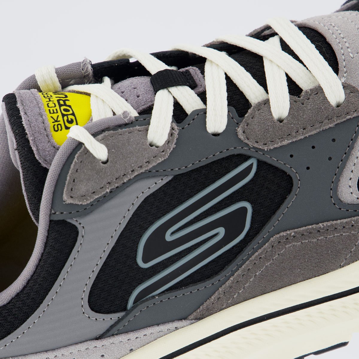 Tênis Skechers Go Run Consistent Retro Preto Cinza 7