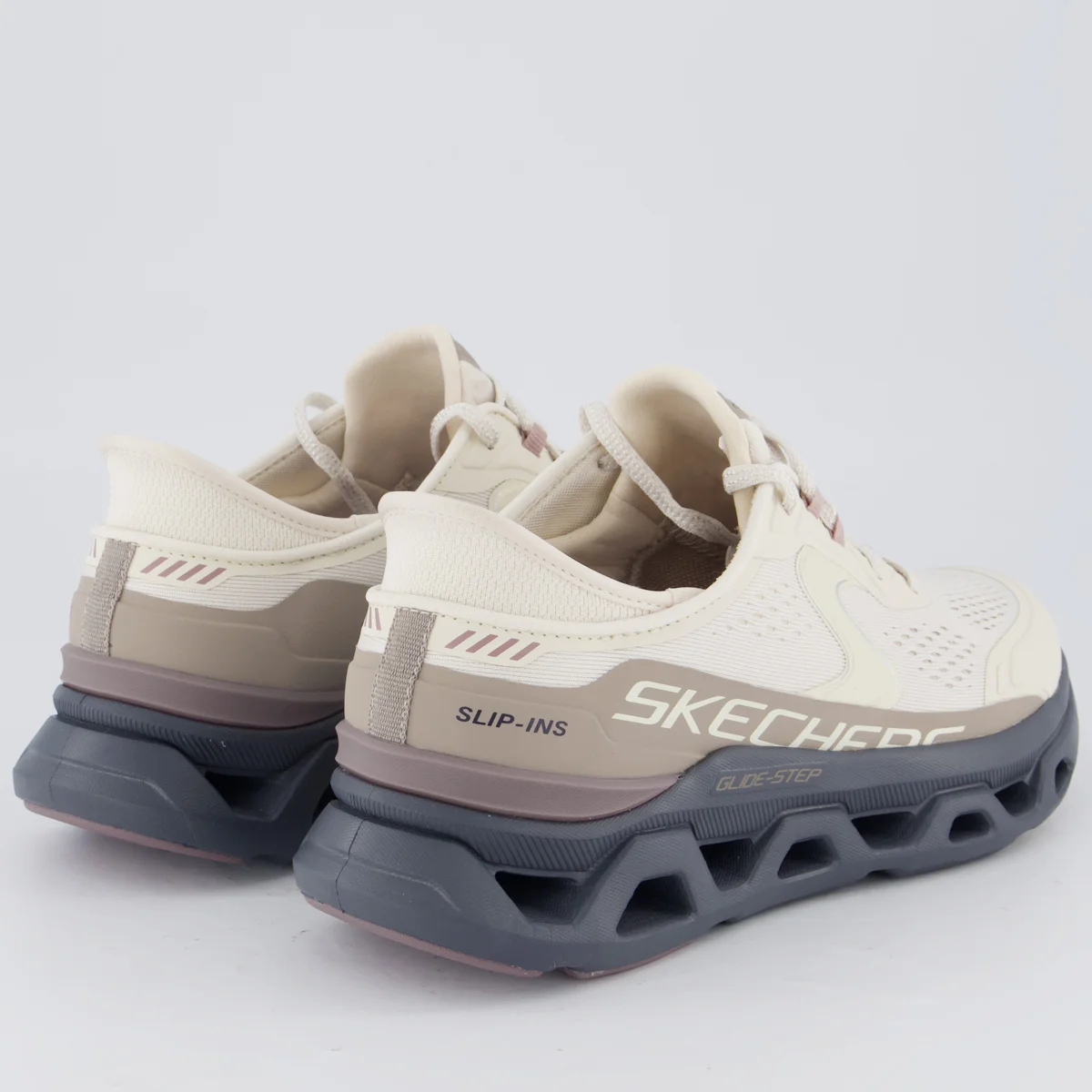 Tênis Skechers Alus Glide-Step Feminino Off White Bege 2