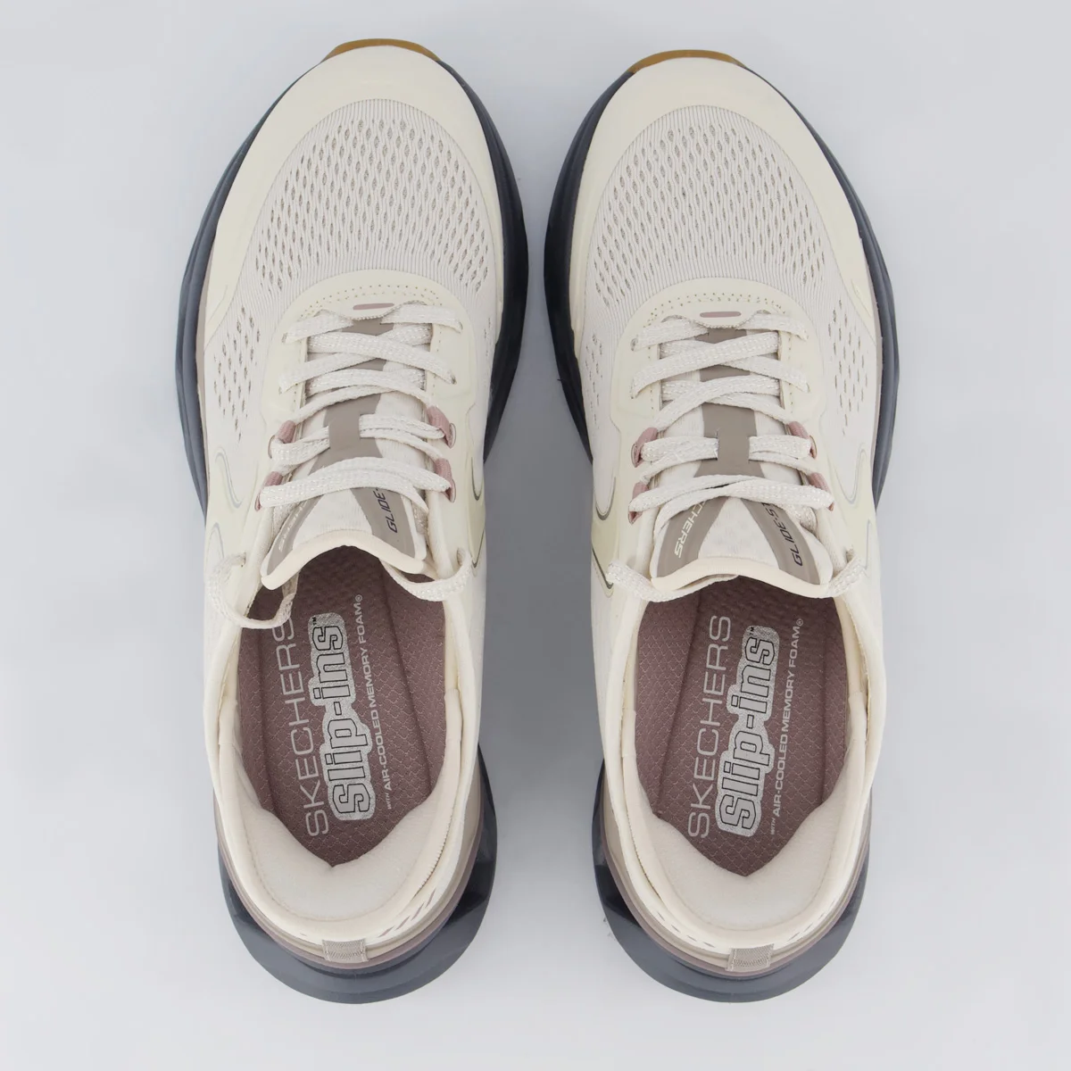 Tênis Skechers Alus Glide-Step Feminino Off White Bege 4