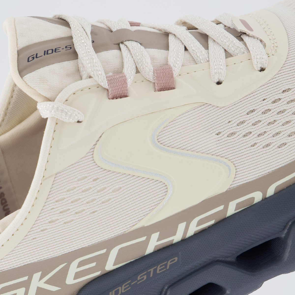 Tênis Skechers Alus Glide-Step Feminino Off White Bege 7