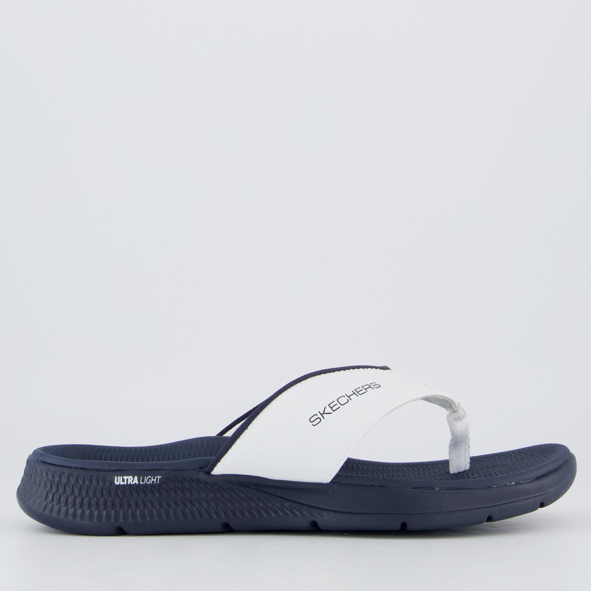 Chinelo Skechers Go Consistent Marinho e Branco Branco 2