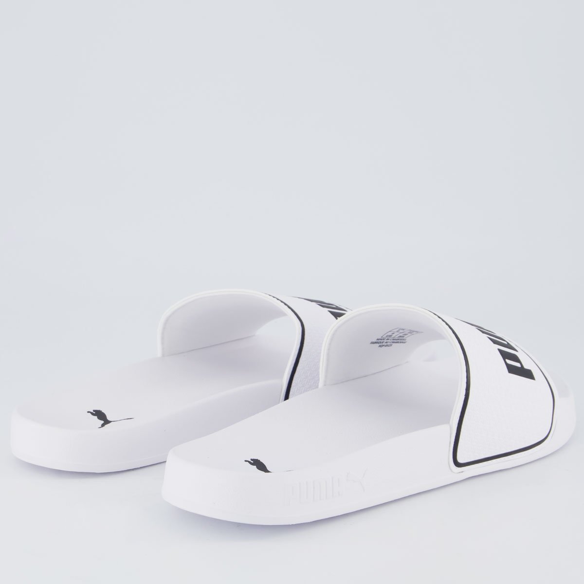 Chinelo Puma Leadcat 2.0 Branco e Preto Branco 4