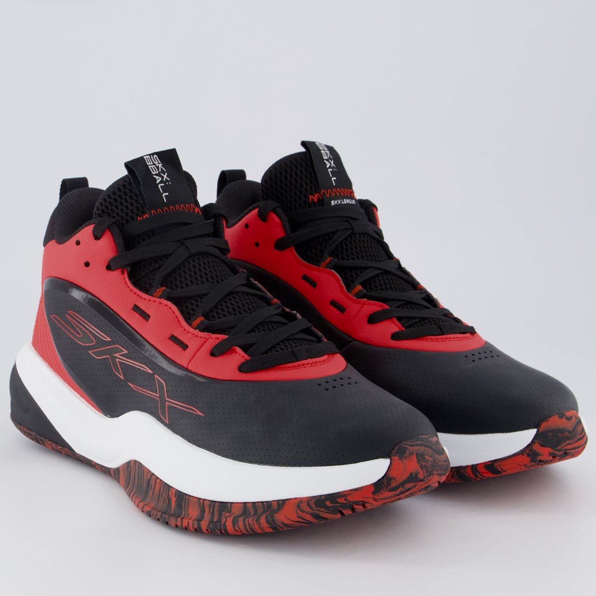 Tênis Skecher SKX Klutch Preto e Vermelho Preto/Vermelho 2