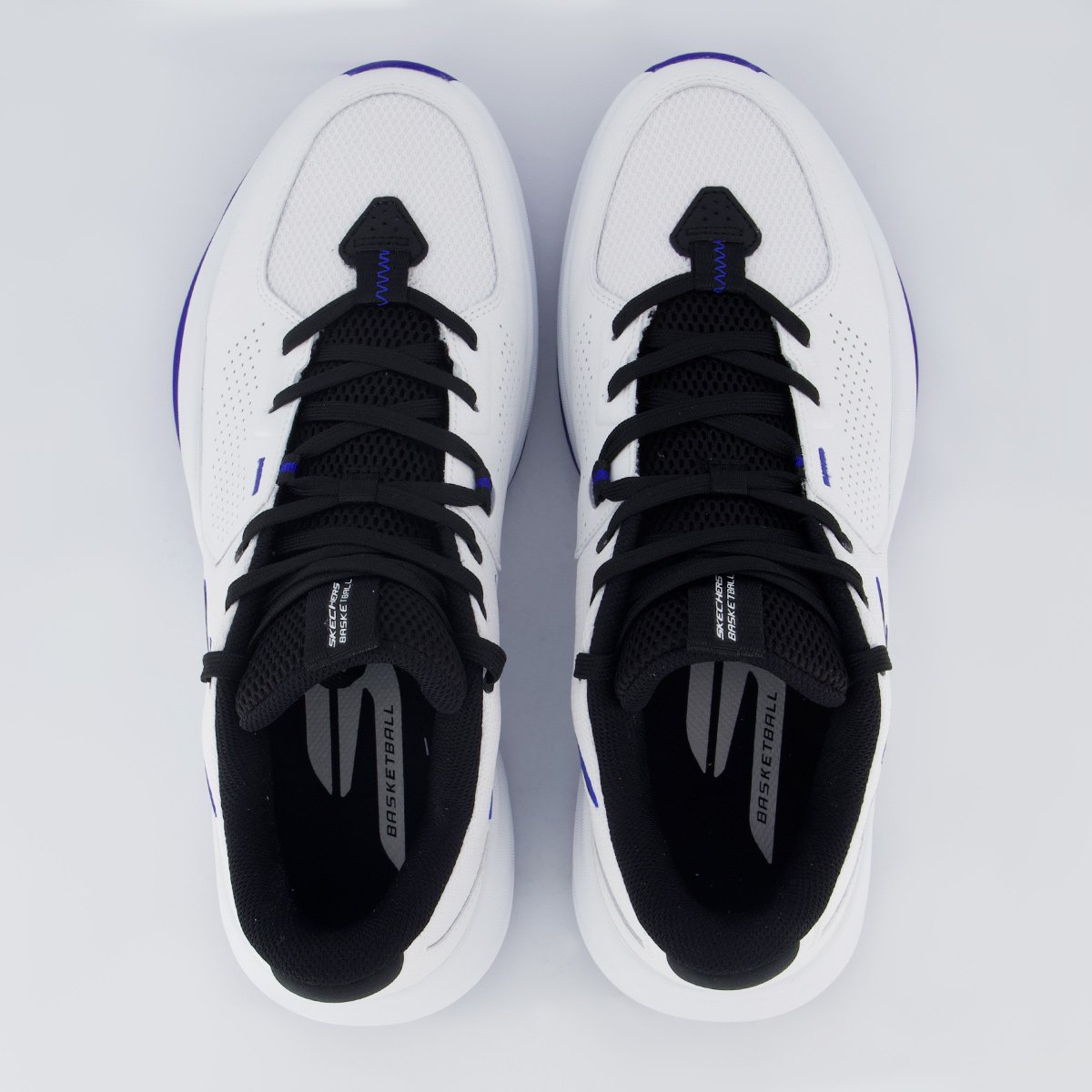 Tênis Skechers SKX League Branco e Azul Branco 4