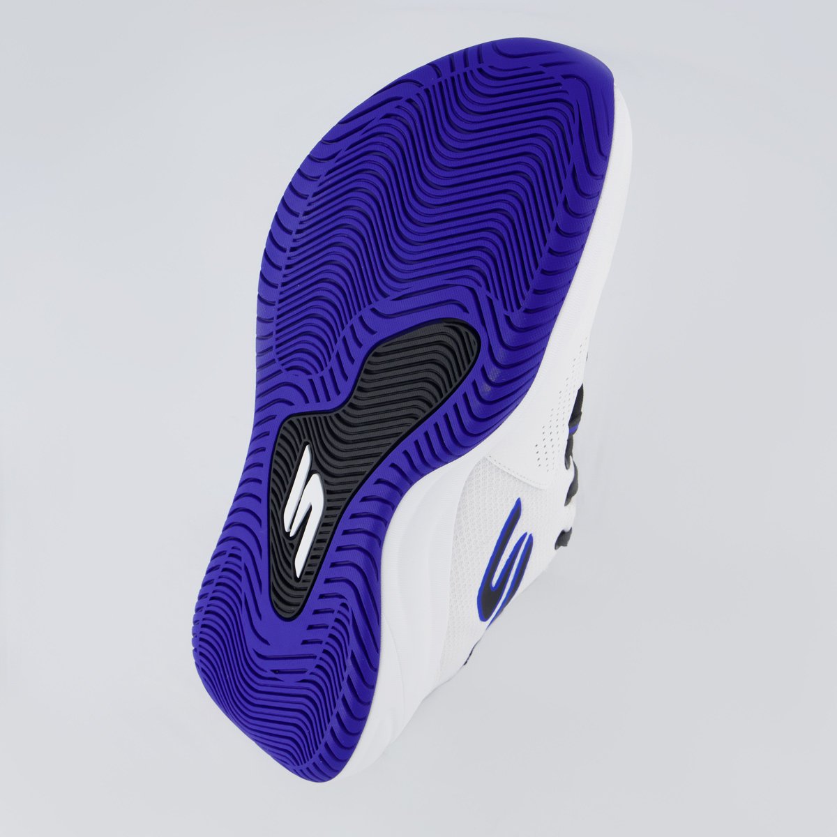 Tênis Skechers SKX League Branco e Azul Branco 5