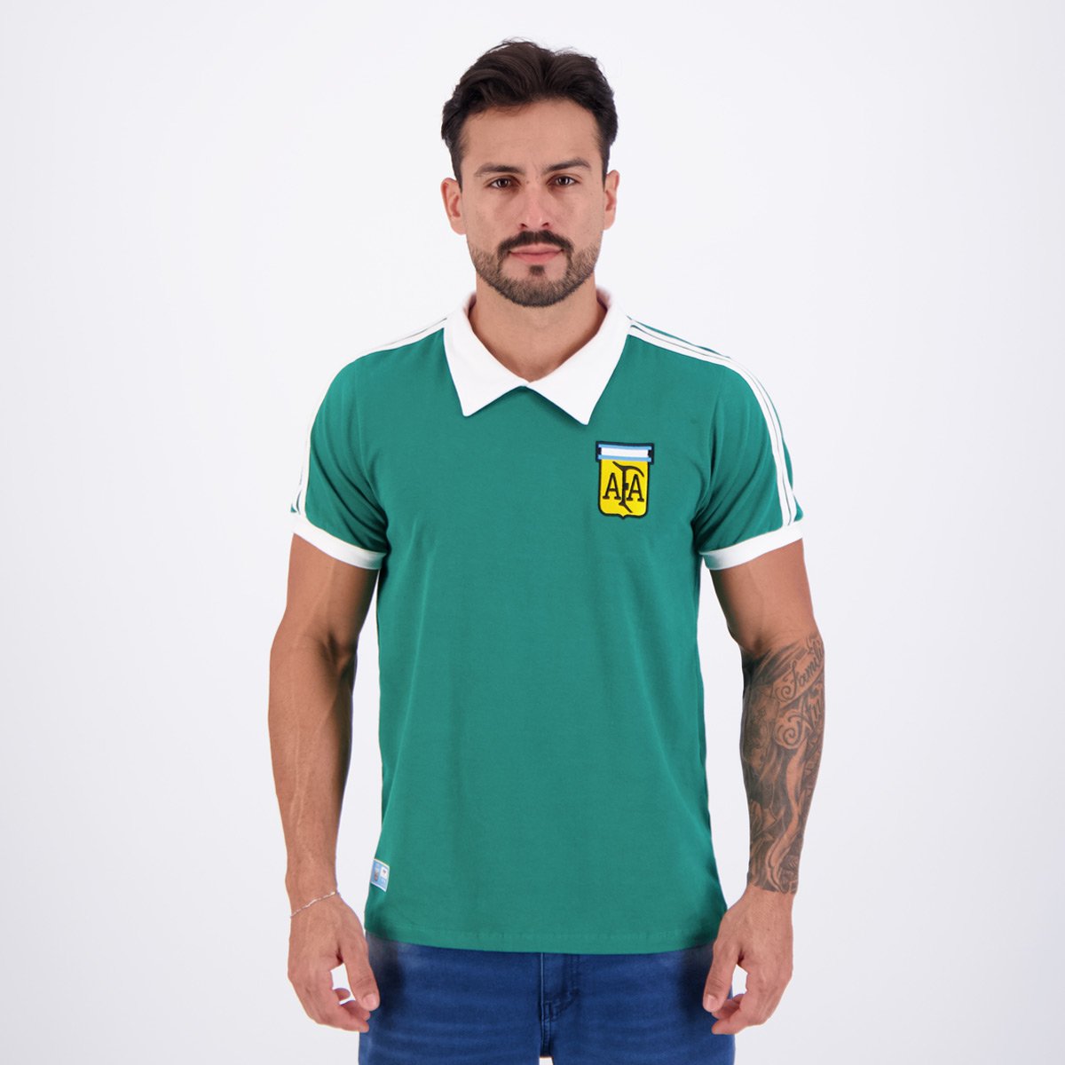 Camisa Argentina Goleiro Retrô 1978 Verde