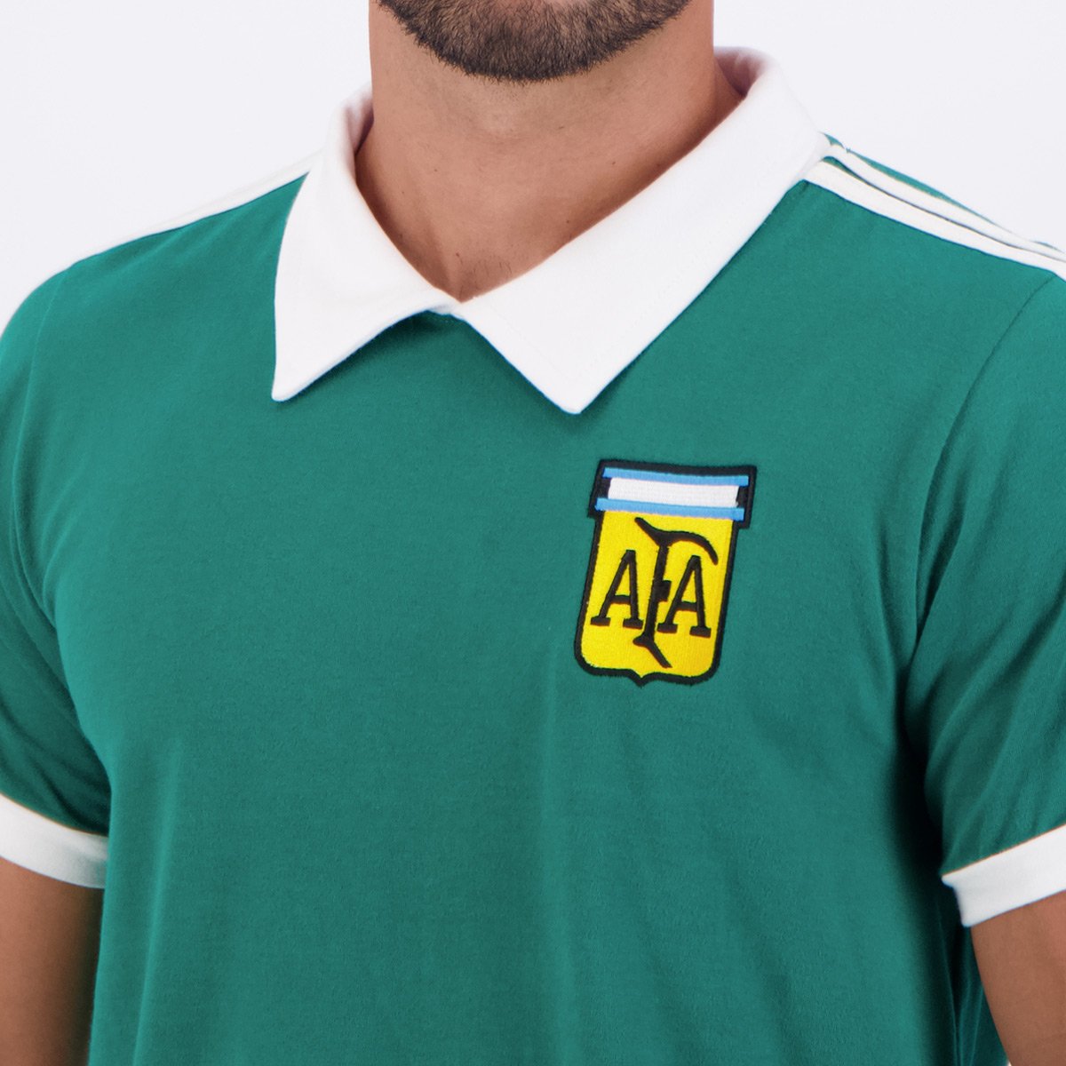 Camisa Argentina Goleiro Retrô 1978 Verde Verde 5