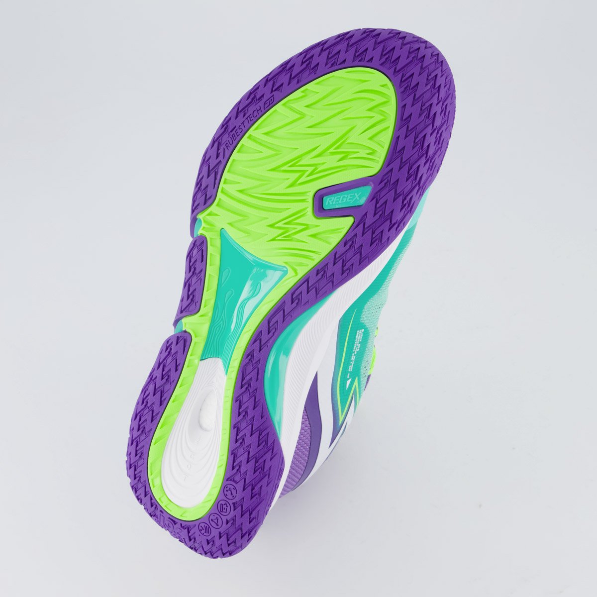 Tênis 361 Degrees Light UP Ciano e Roxo Verde/Roxo 5