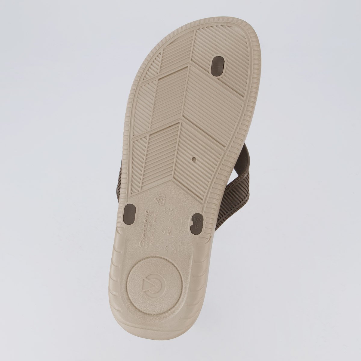 Chinelo Cartago Arizona Light Bege Marrom 5