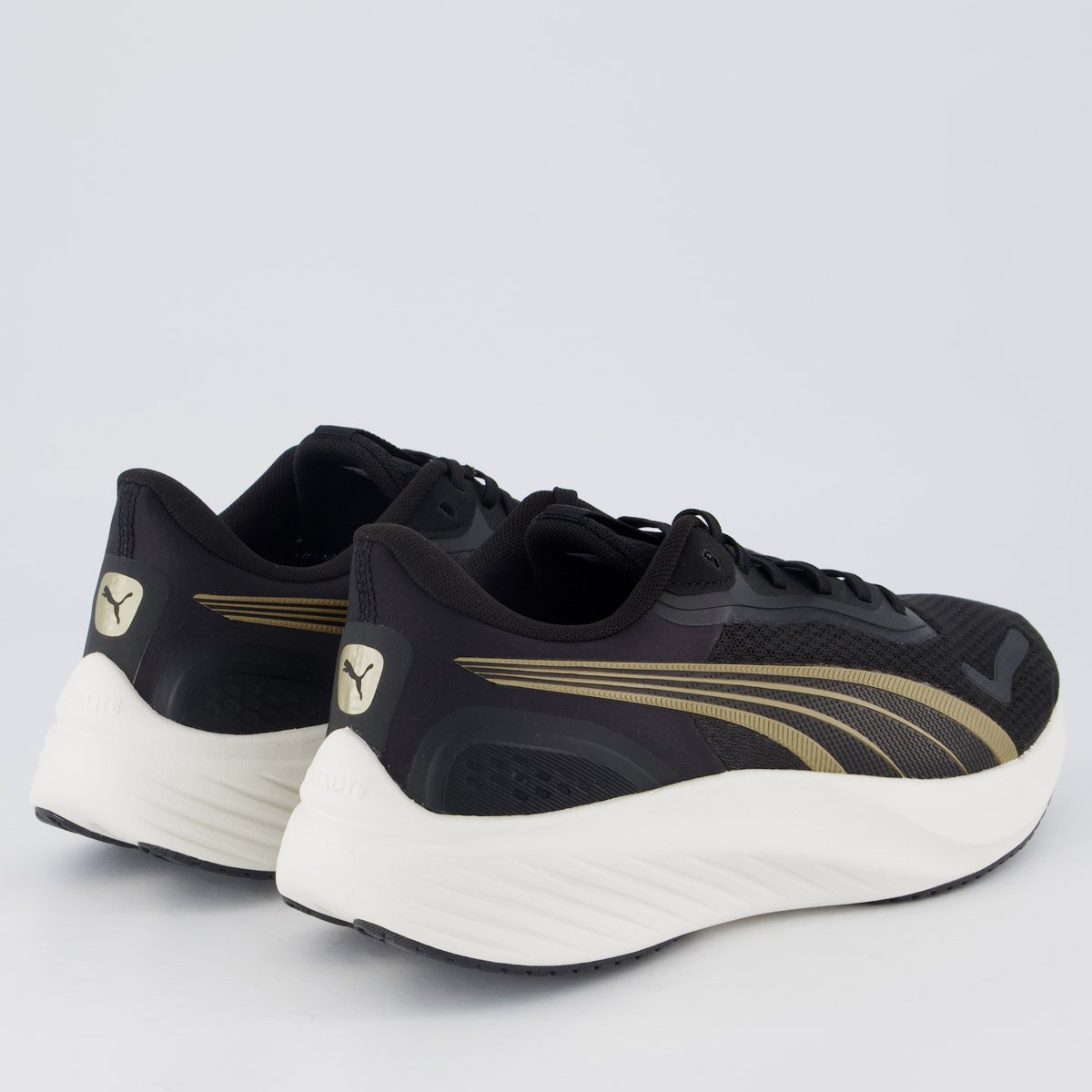 Tenis Puma Pouce Lite Feminino Preto e Dourado Preto 3