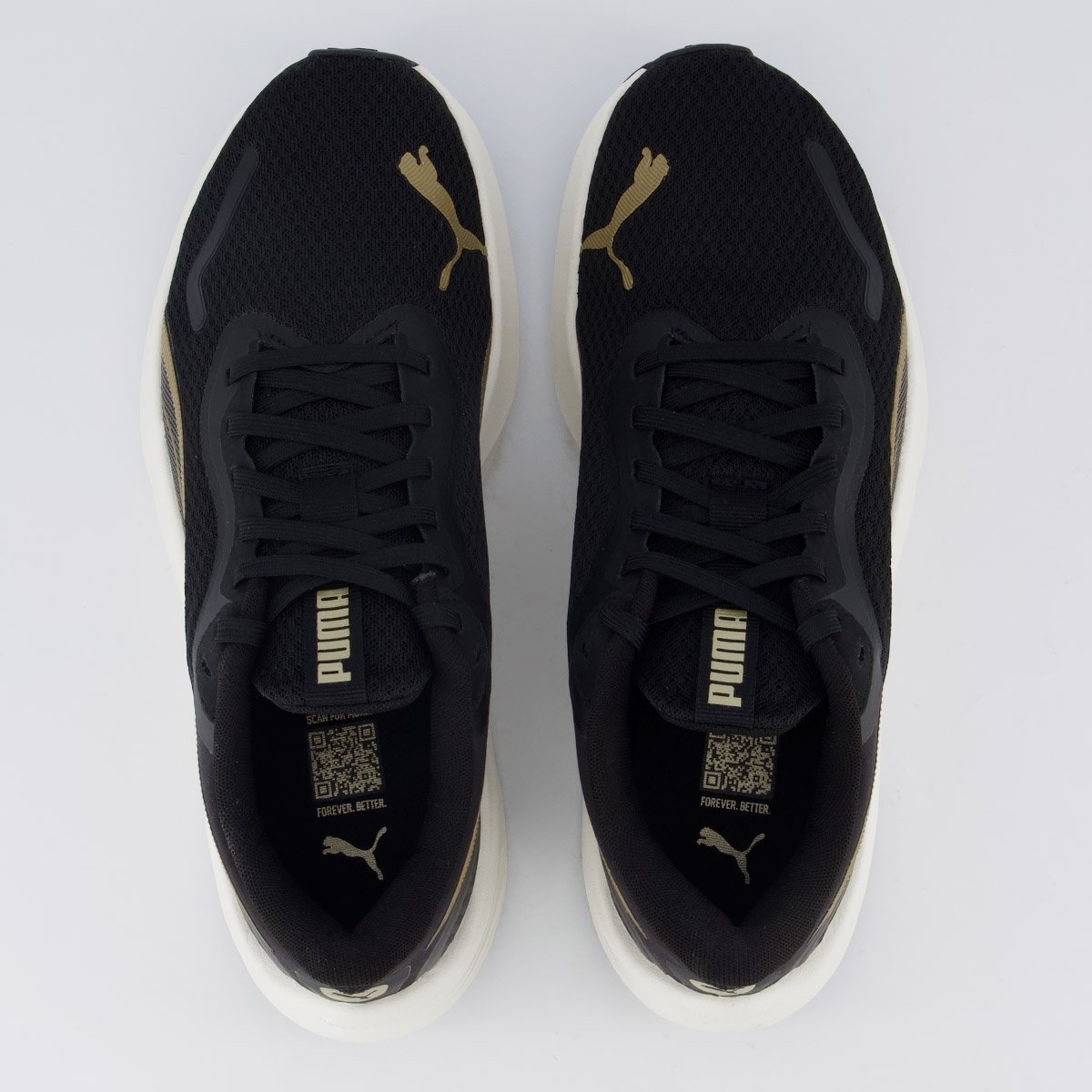 Tenis Puma Pouce Lite Feminino Preto e Dourado Preto 4