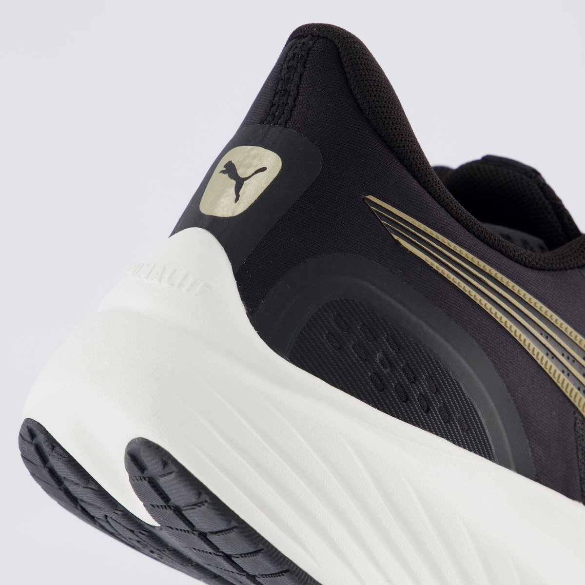 Tenis Puma Pouce Lite Feminino Preto e Dourado Preto 6